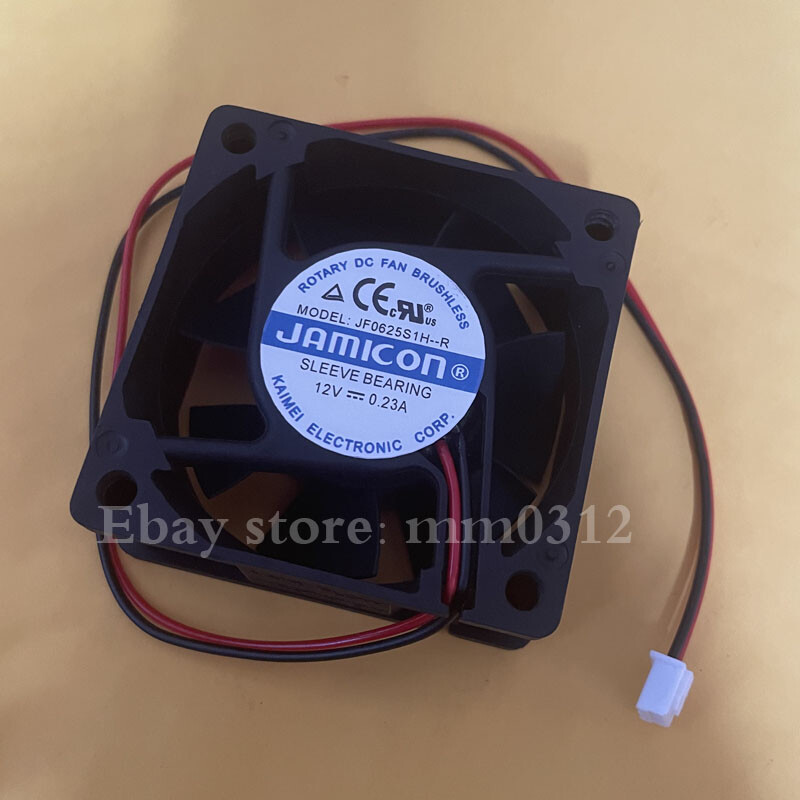 JAMICON JF0625S1H--R 12V 0.23A 60*60*25mm 2-wire cooling fan