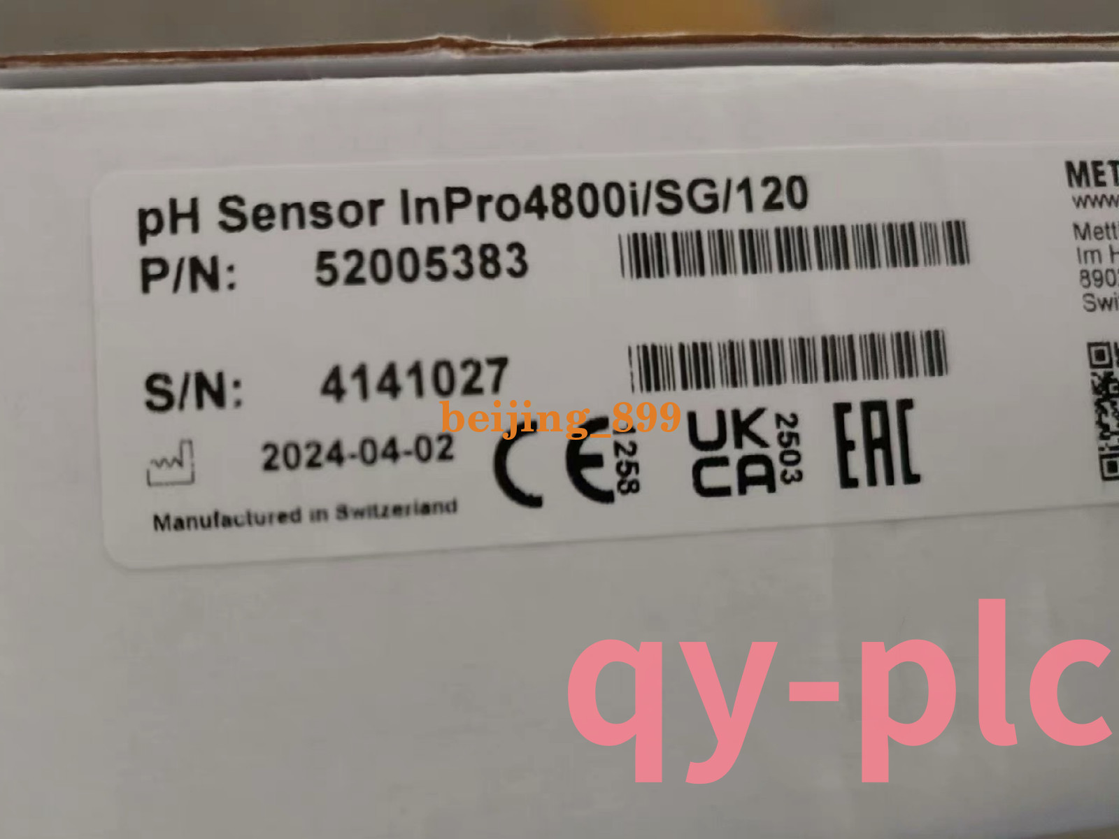 1PC New METTLER InPro4800i/SG/120 52005383 Electrode Probe Fast transportation