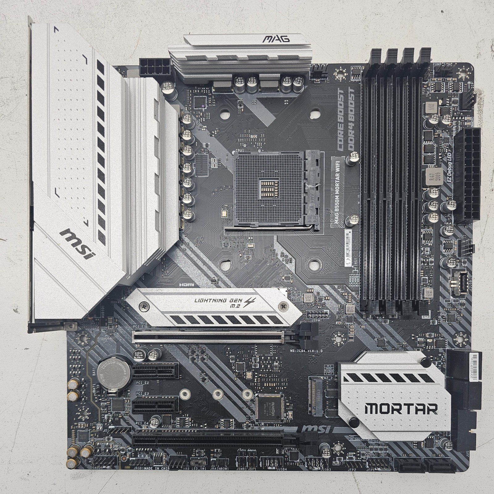 MSI MAG B550M MORTAR MAX WIFI AMD AM4 DDR4 MicroATX Motherboard (FL)
