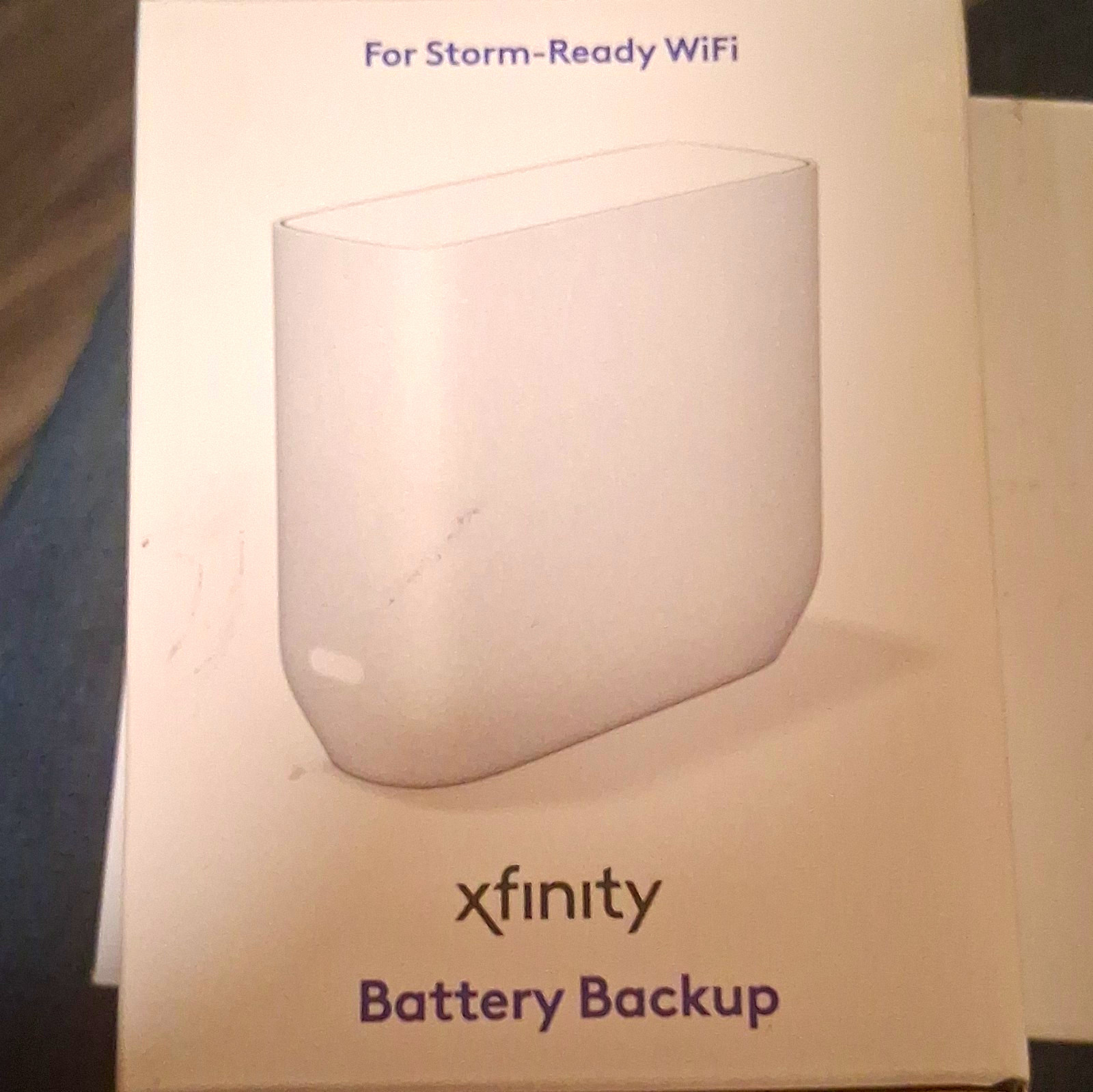 Xfinity Storm-Ready WiFi Battery Backup Power Supply, White