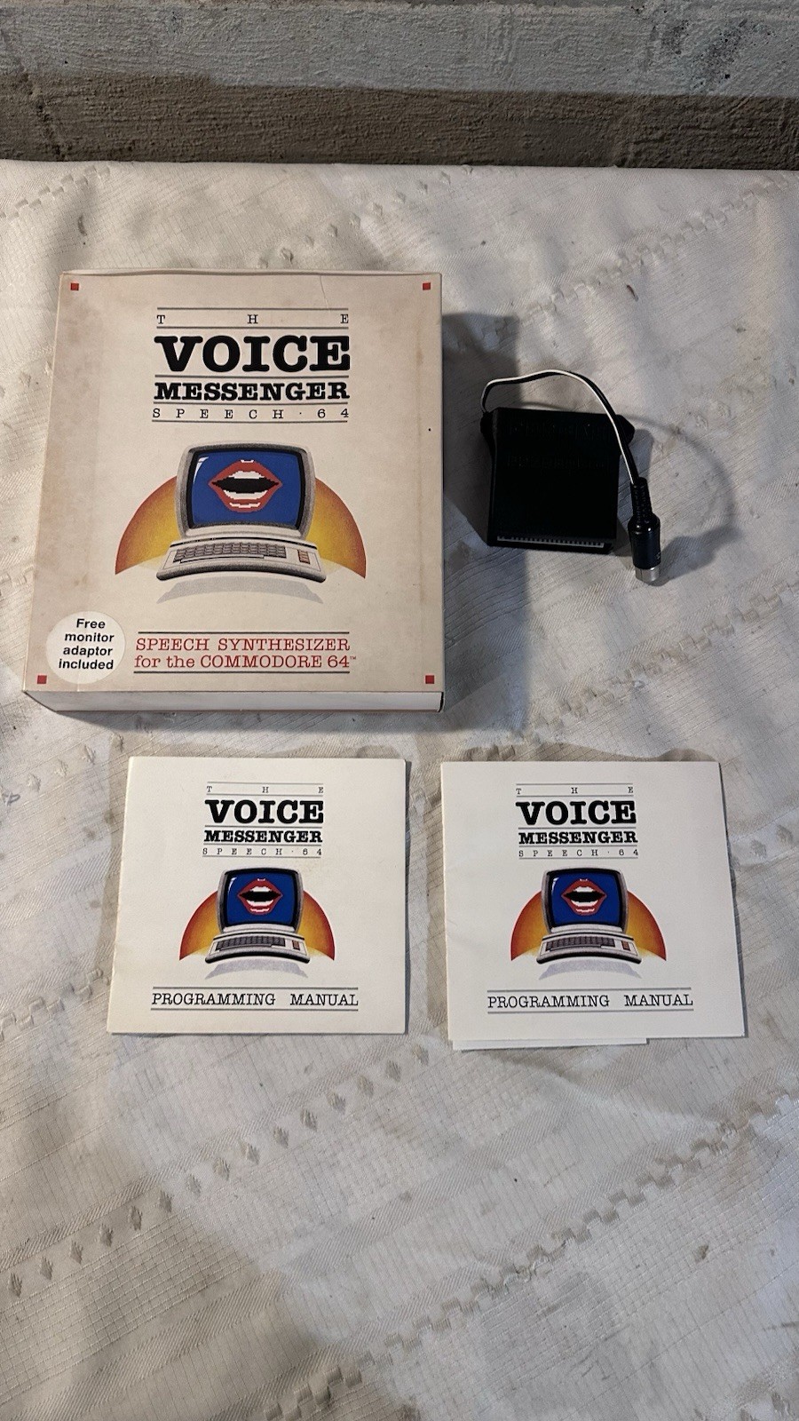 The Voice Messenger Commodore 64 Speech Synthesizer Working Complete In Box 