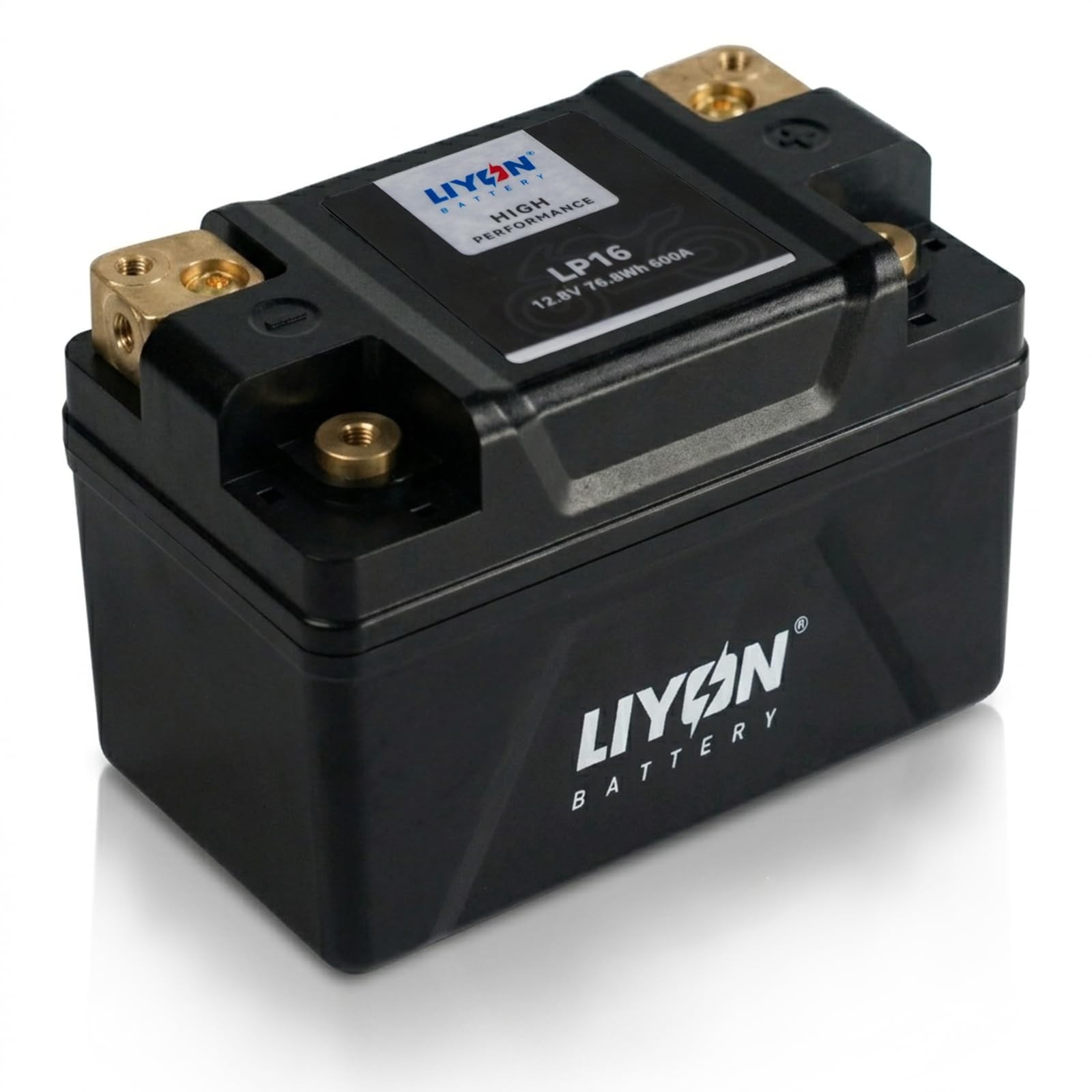 LIYON LP16-BL-6AH Motorcycle Lithium Battery 12V 6Ah LiFePO4 for ATV UTV PWC