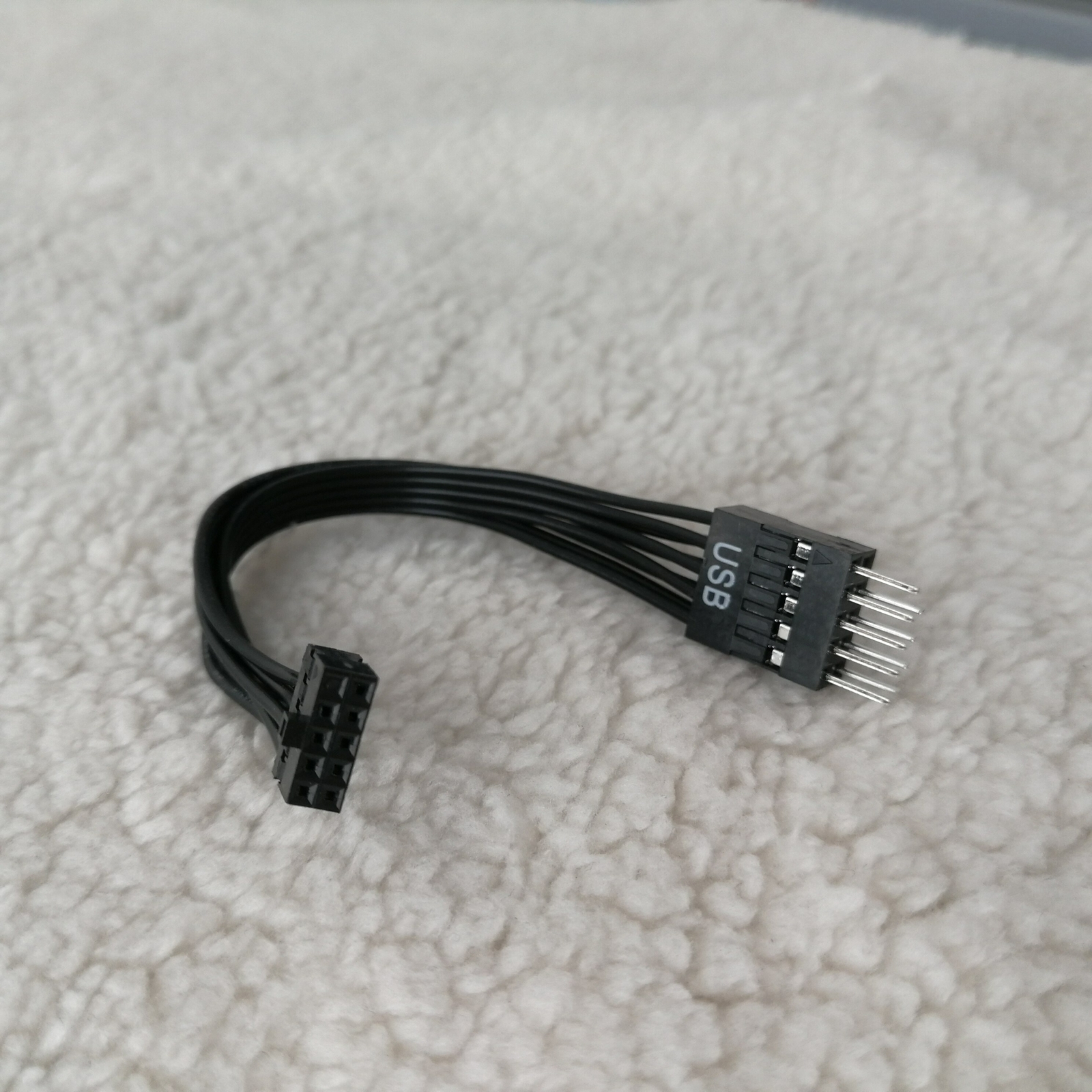 ITX Mini Motherboard USB Small 9P 2.0mm Female to ATX Standard 2.54mm Male Cable