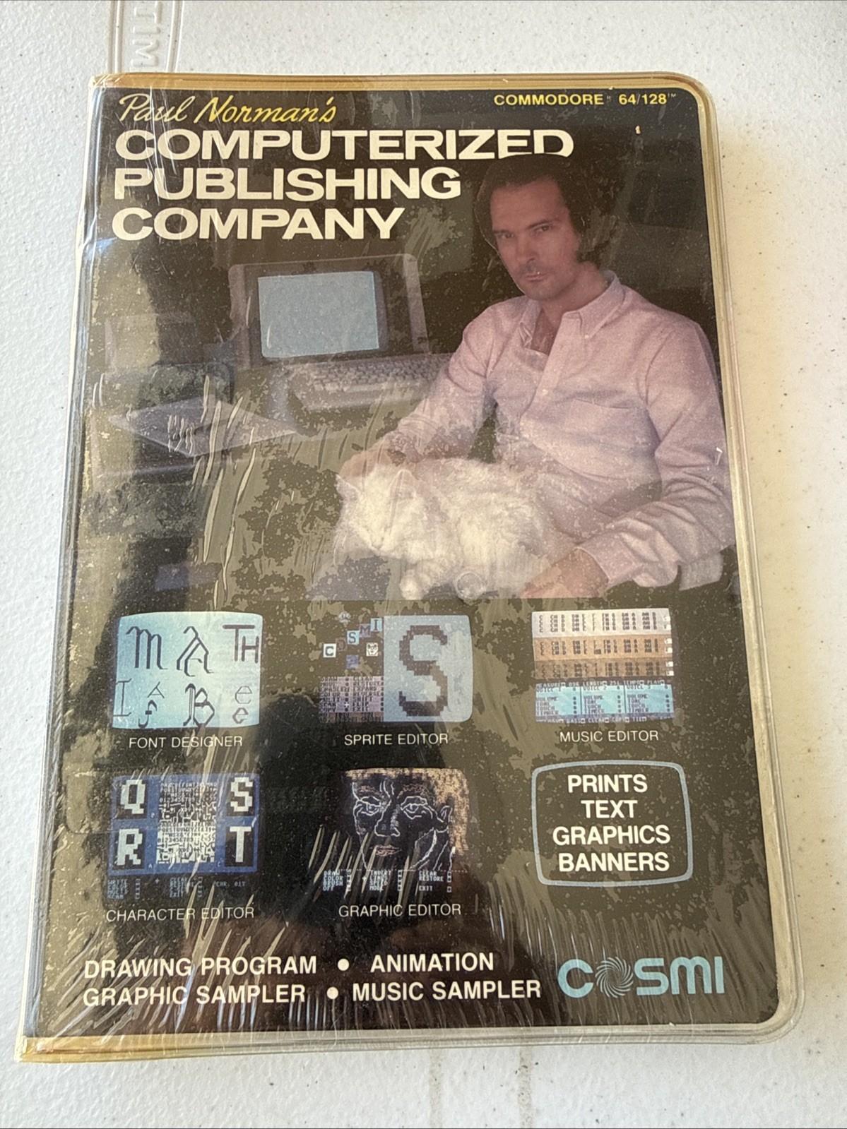 Vintage Commodore 64/128 Paul Norman’s Computerized Publishing Co. COSMI CIB