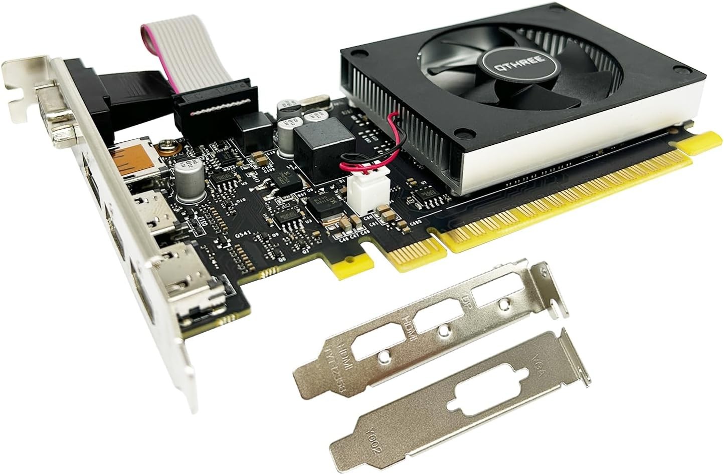 QTHREE GeForce GT 730 4GB Graphics Card Low Profile HDMI DP VGA