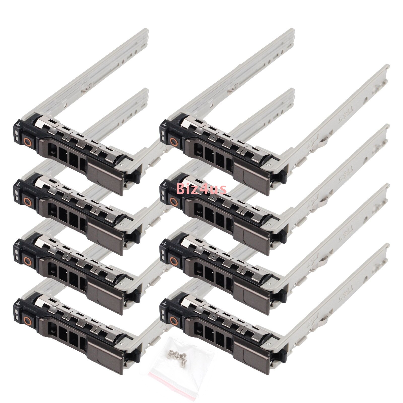 8PCS 2.5" 8FKXC Drive Caddy For Dell PowerEdge R430 R630 R730 R730xd T630 MD1220