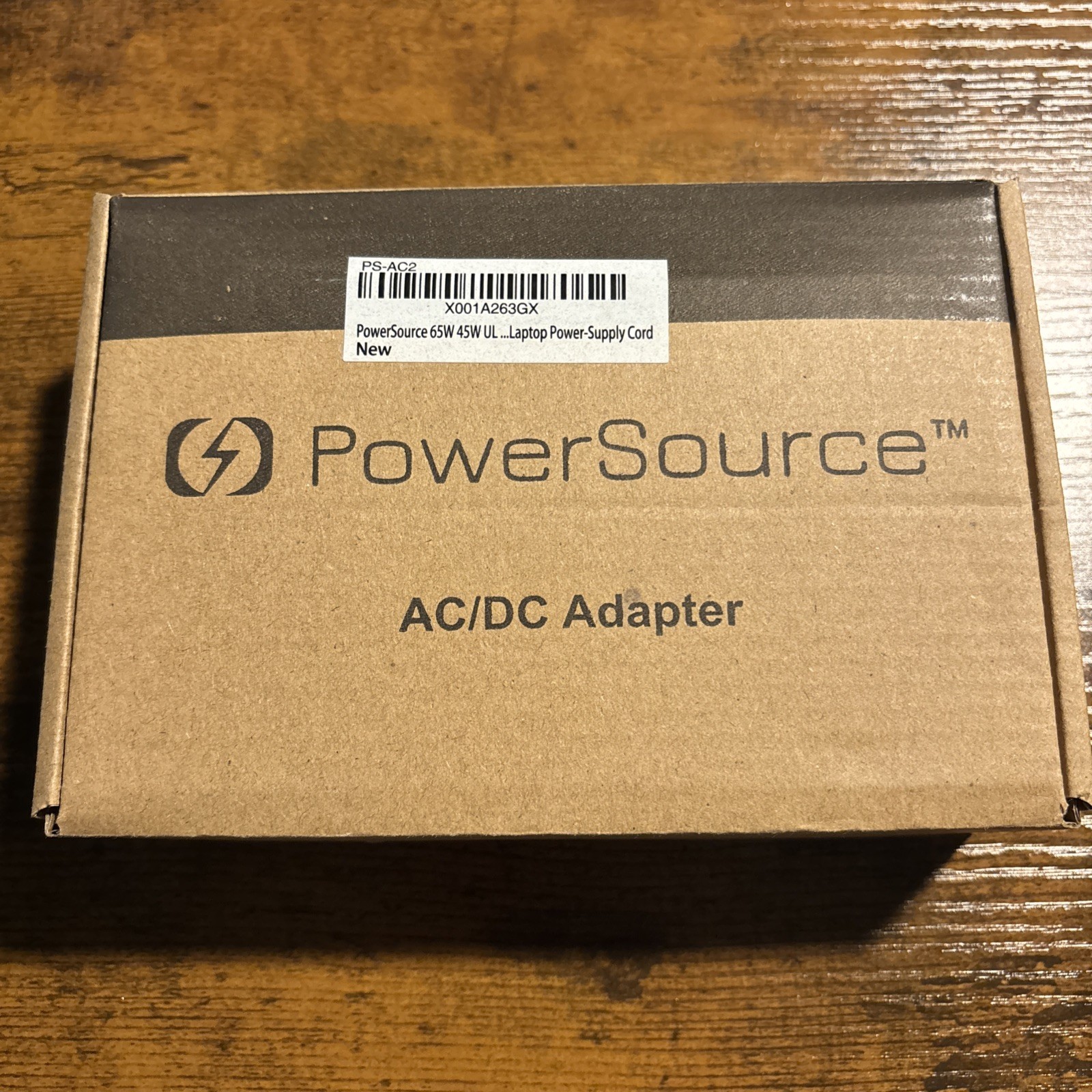 PowerSource 45w AC/DC Adapter Laptop Power Supply Cord