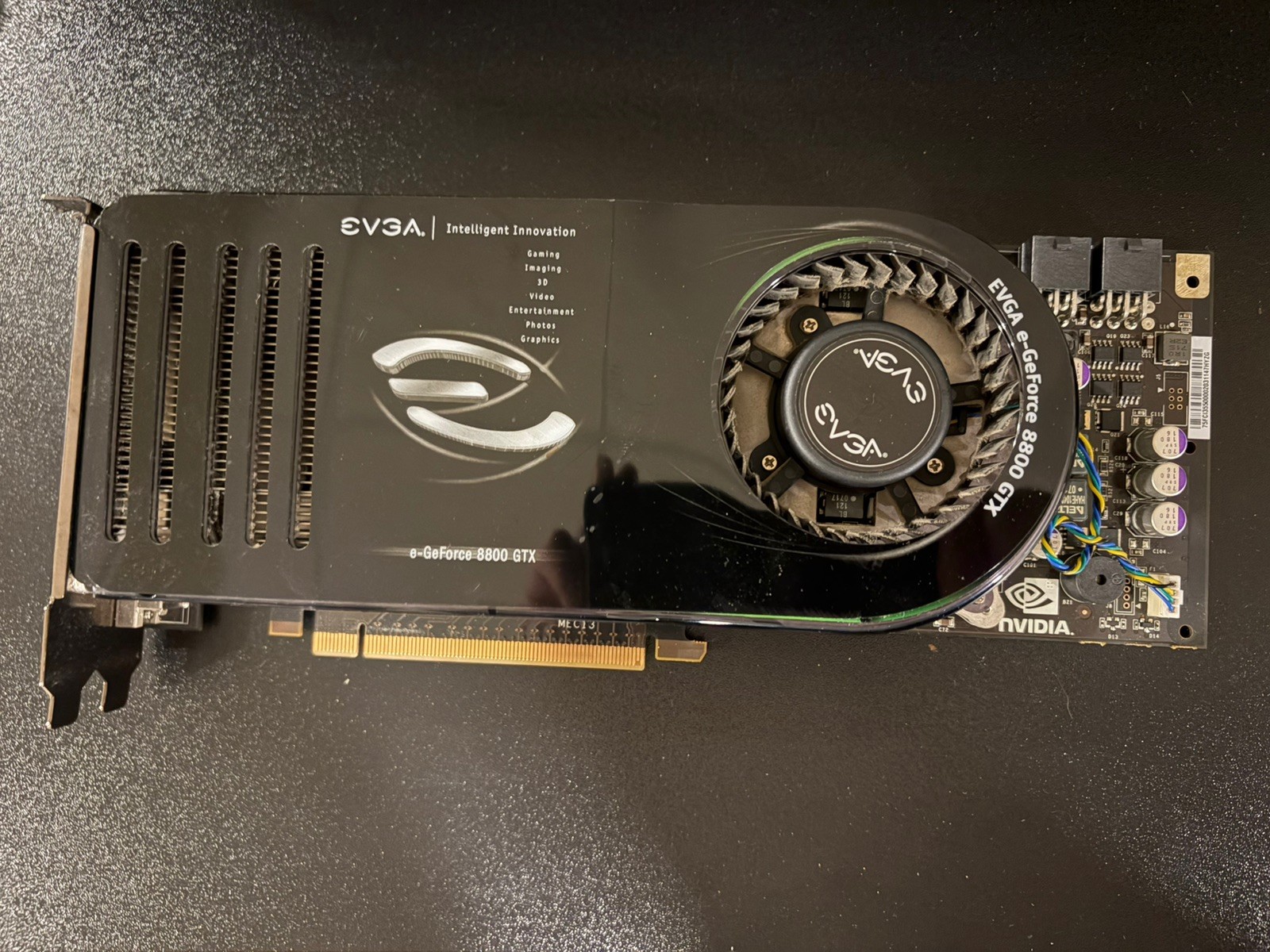 EVGA NVIDIA GeForce 8800 GTX 768MB GDDR3 e-GeForce Graphics Card GPU 
