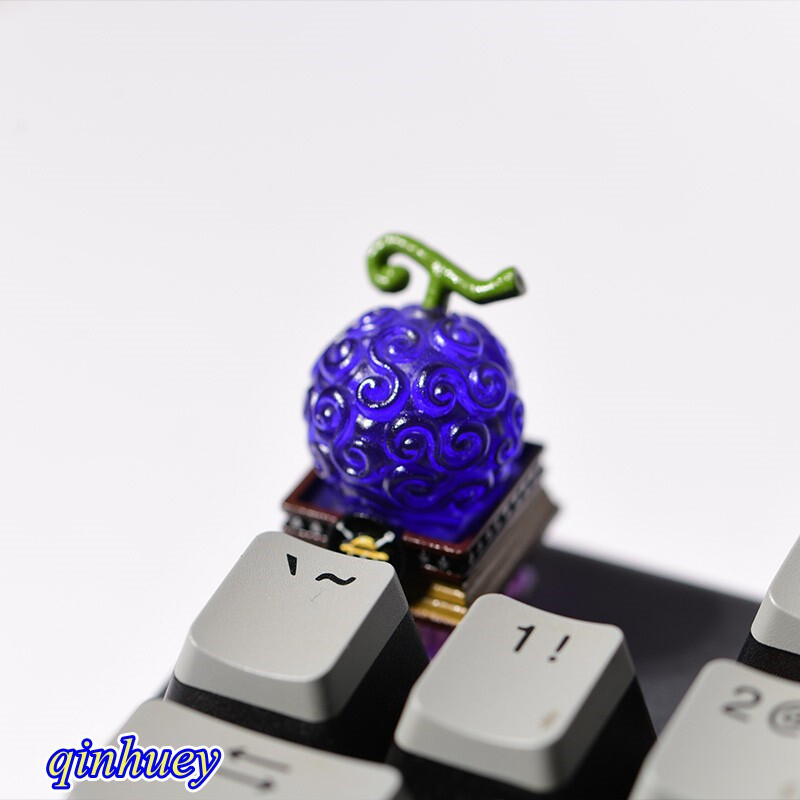 ONE PIECE Devil Fruit Themed Keycap Resin Handmade For Cherry MX Keyboard 1PC