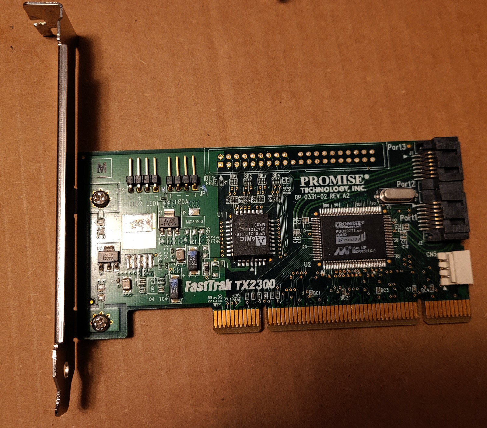 Promise Technology FastTrak TX2300 PCI 2 Port SATA Raid Card Controller 0331-02
