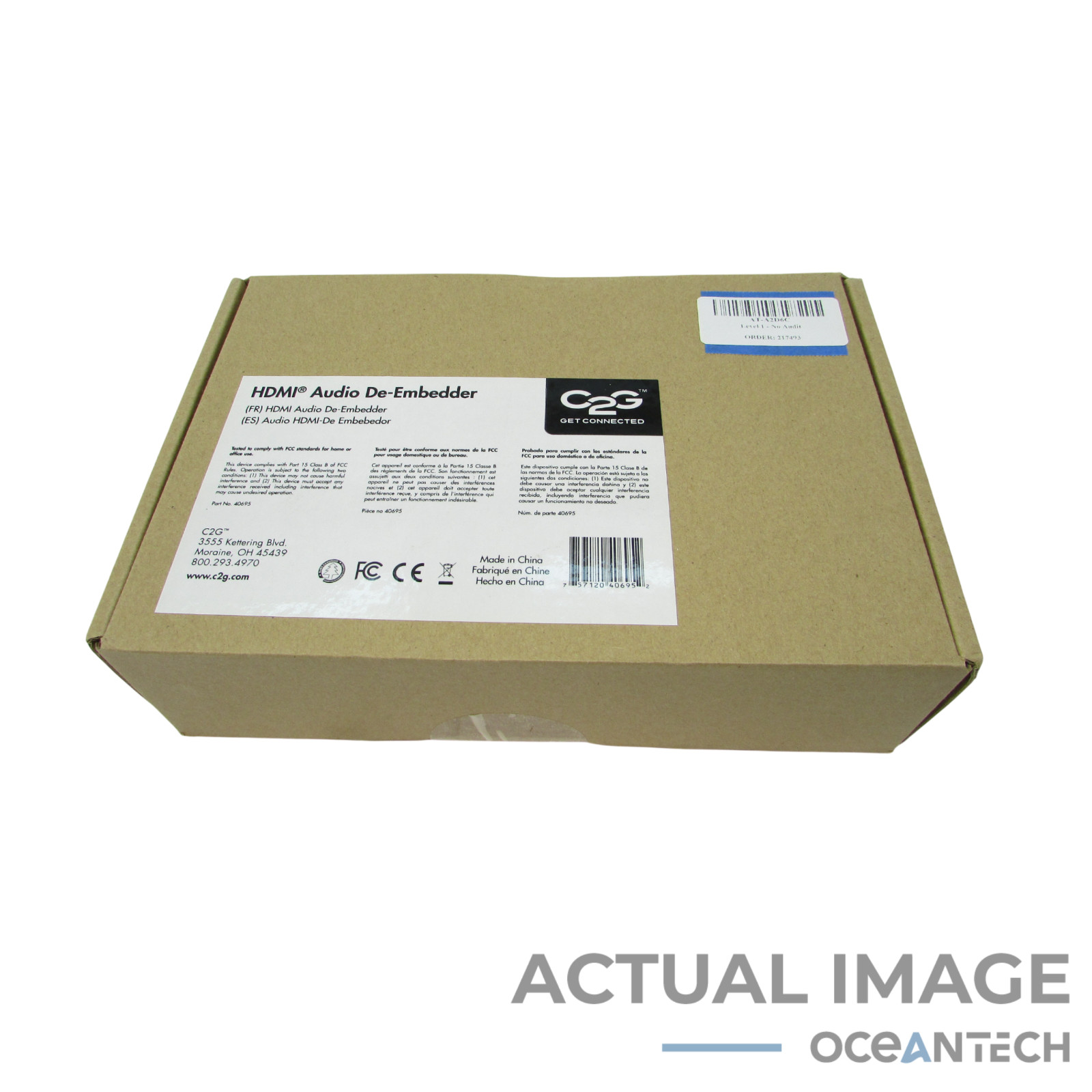 New C2G 40695 HDMI Audio De-Embedder