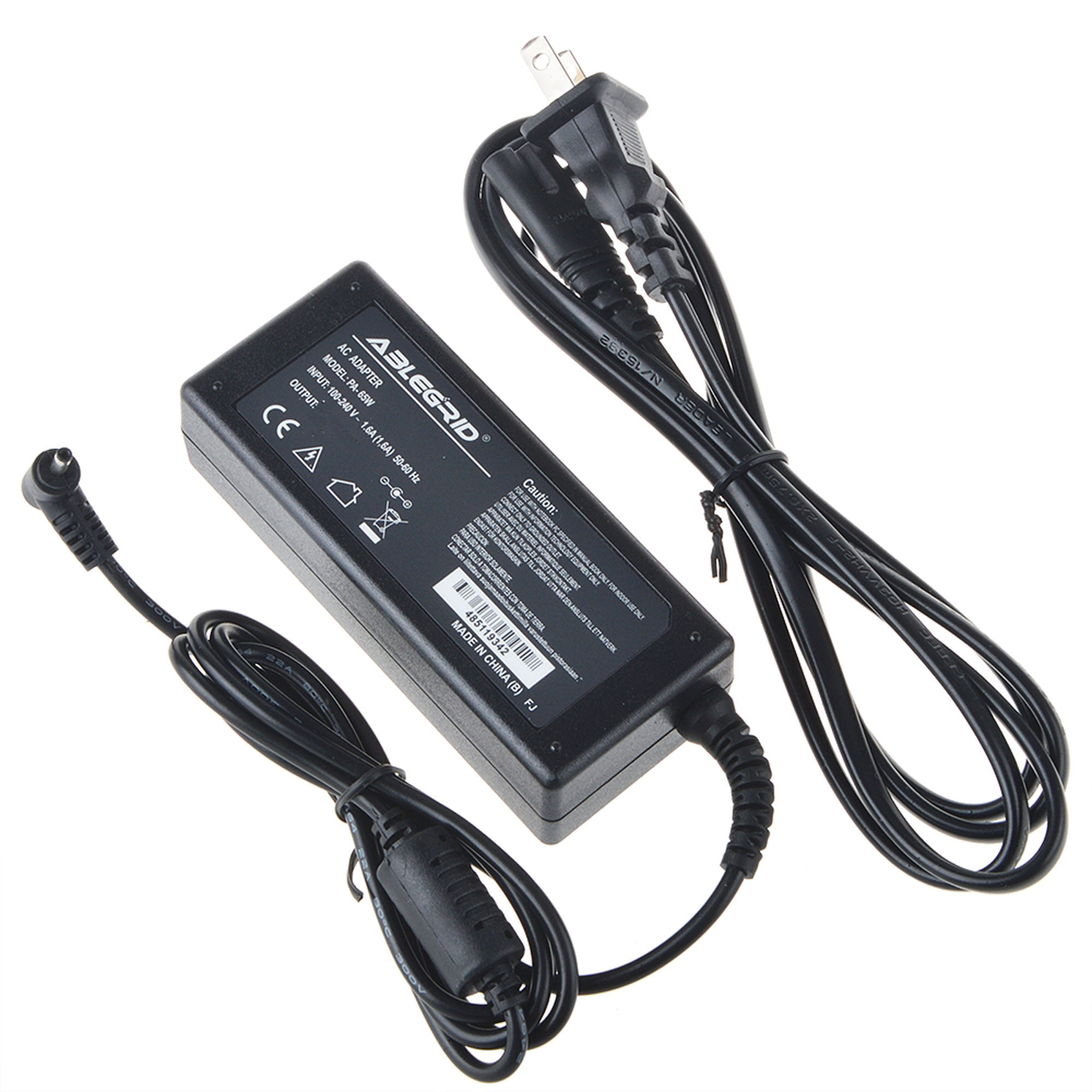 AC Adapter For LG UltraPC 16U70Q-K.AAS7U1 ADS-65AI-19-3 19065E Power Supply Cord