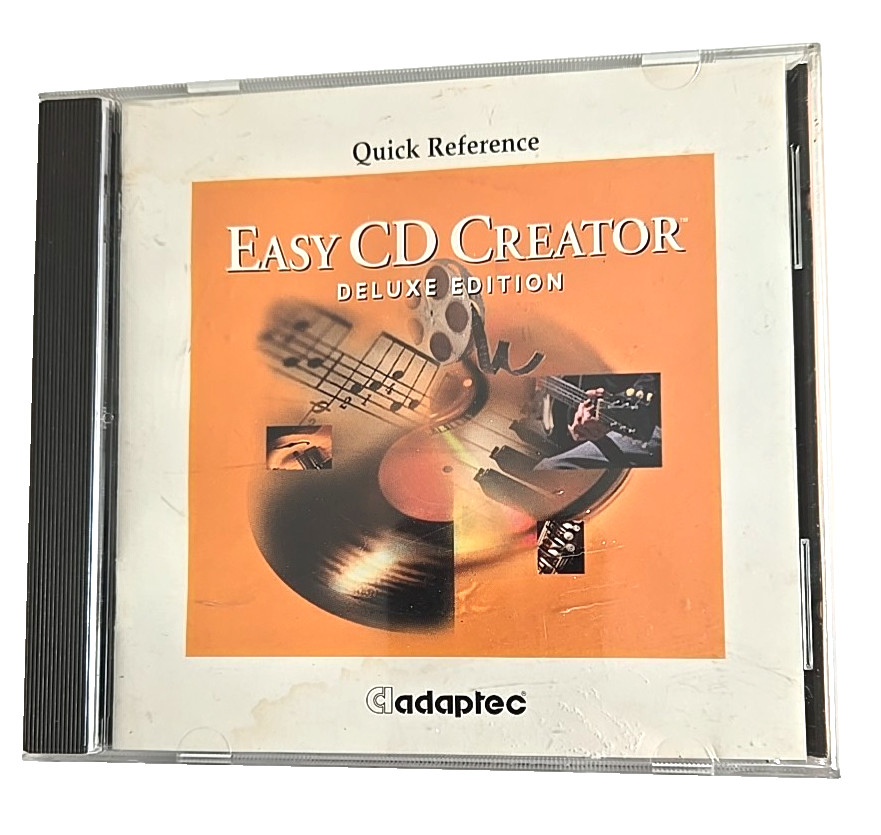 Vintage ADAPTEC Deluxe Edition Easy CD Creator 1997