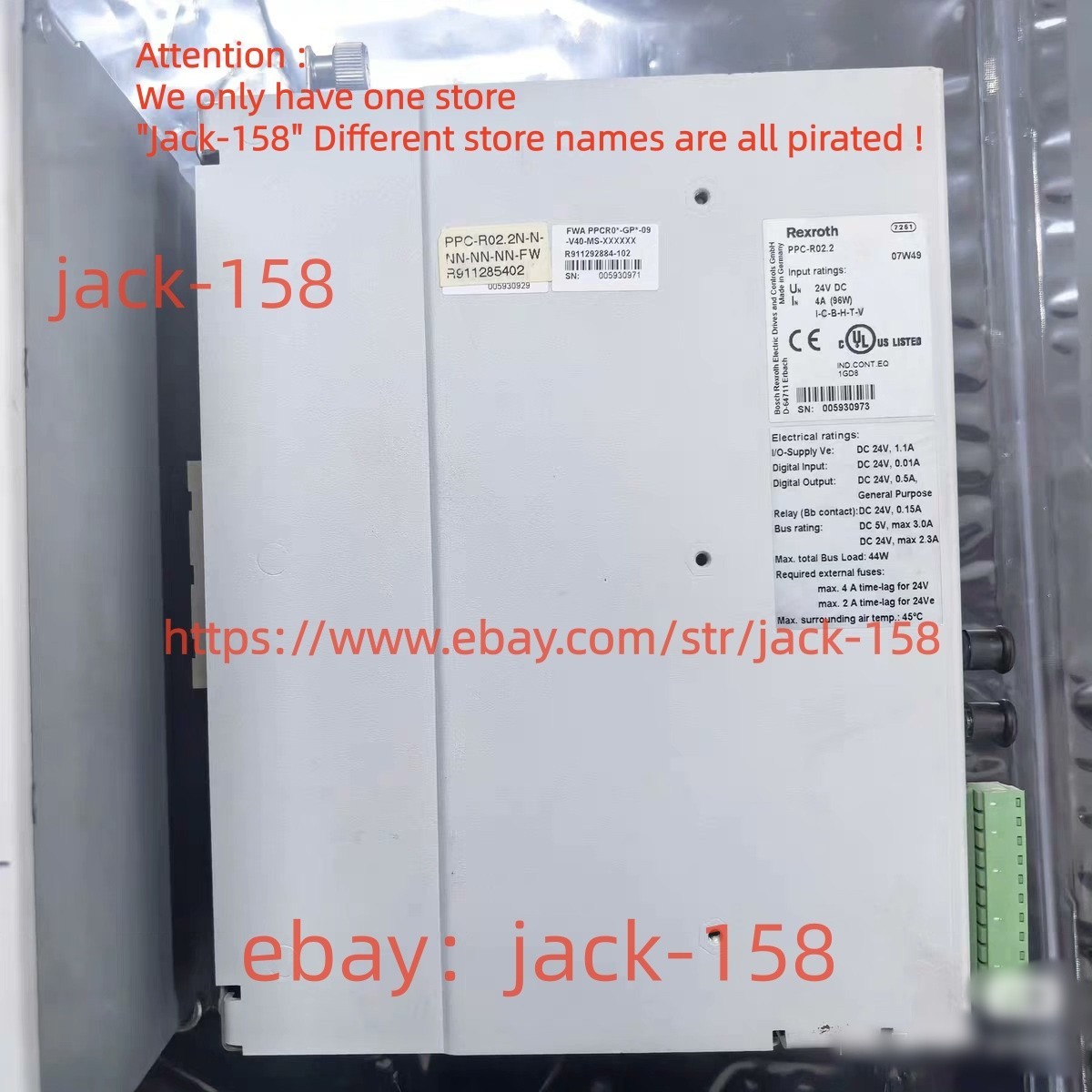 USED 1PC PPC-R02.2N-N-NN-NN-FW Via FedEx or DHL