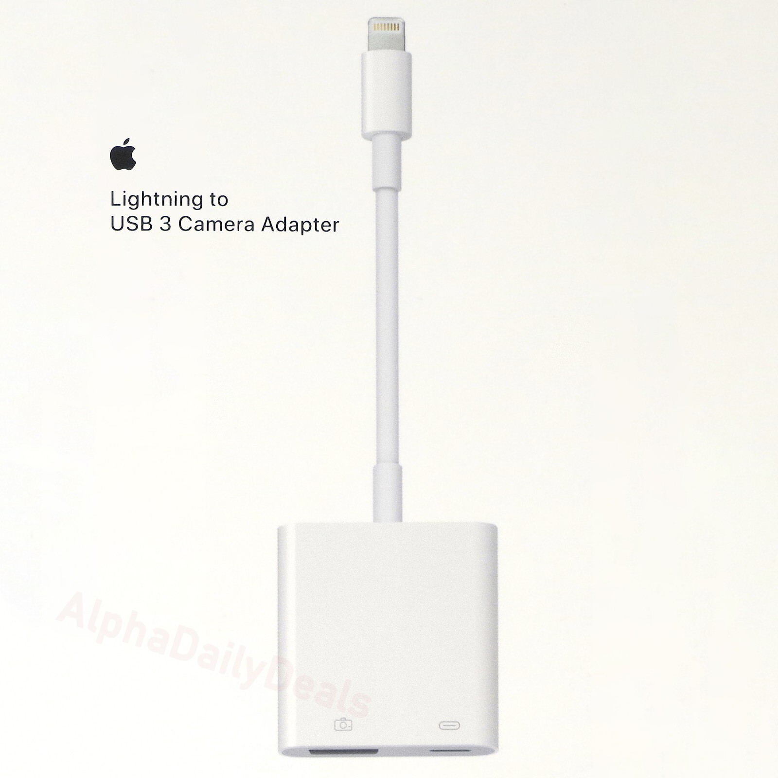 Genuine Apple Lightning to USB 3.0 Type-A Camera Adapter A1619