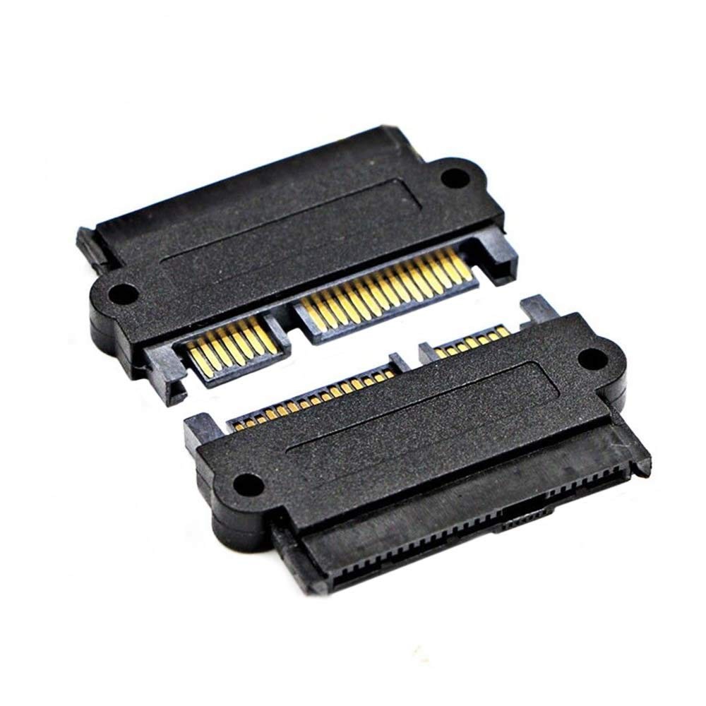 Wixine 2Pcs Main Board Small Port SAS Hard Disk Adapter SFF-8482 to Black