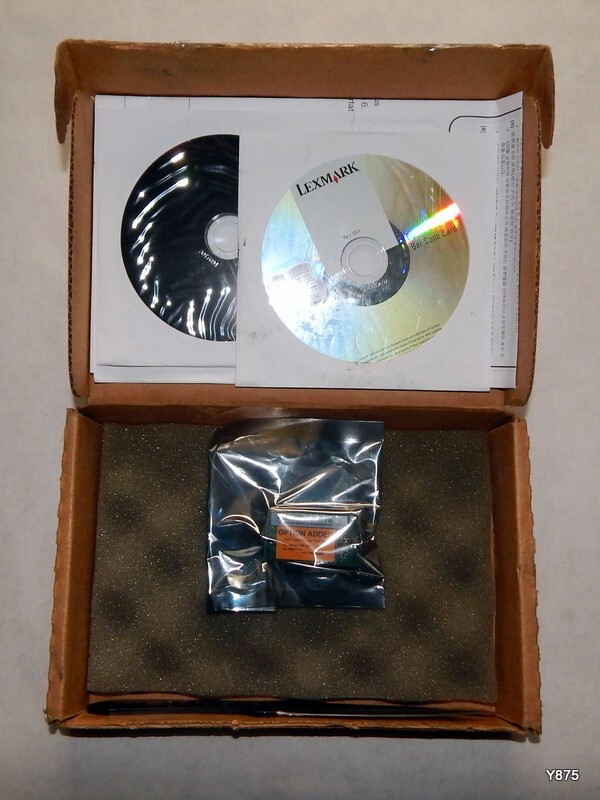 Lexmark 34S0970 Forms and Bar Code Card w/ Product CD's