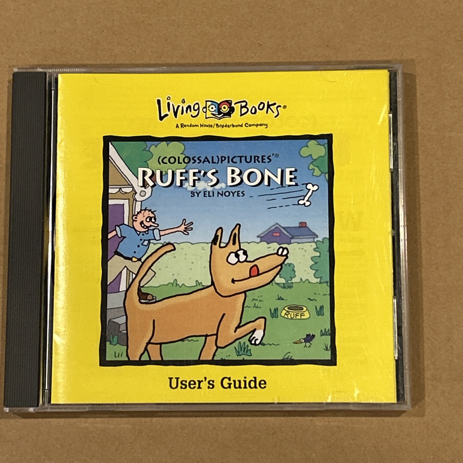 Living Books Ruff’s Bone CD-ROM 1994 Colossal Pictures Broderbund Random House