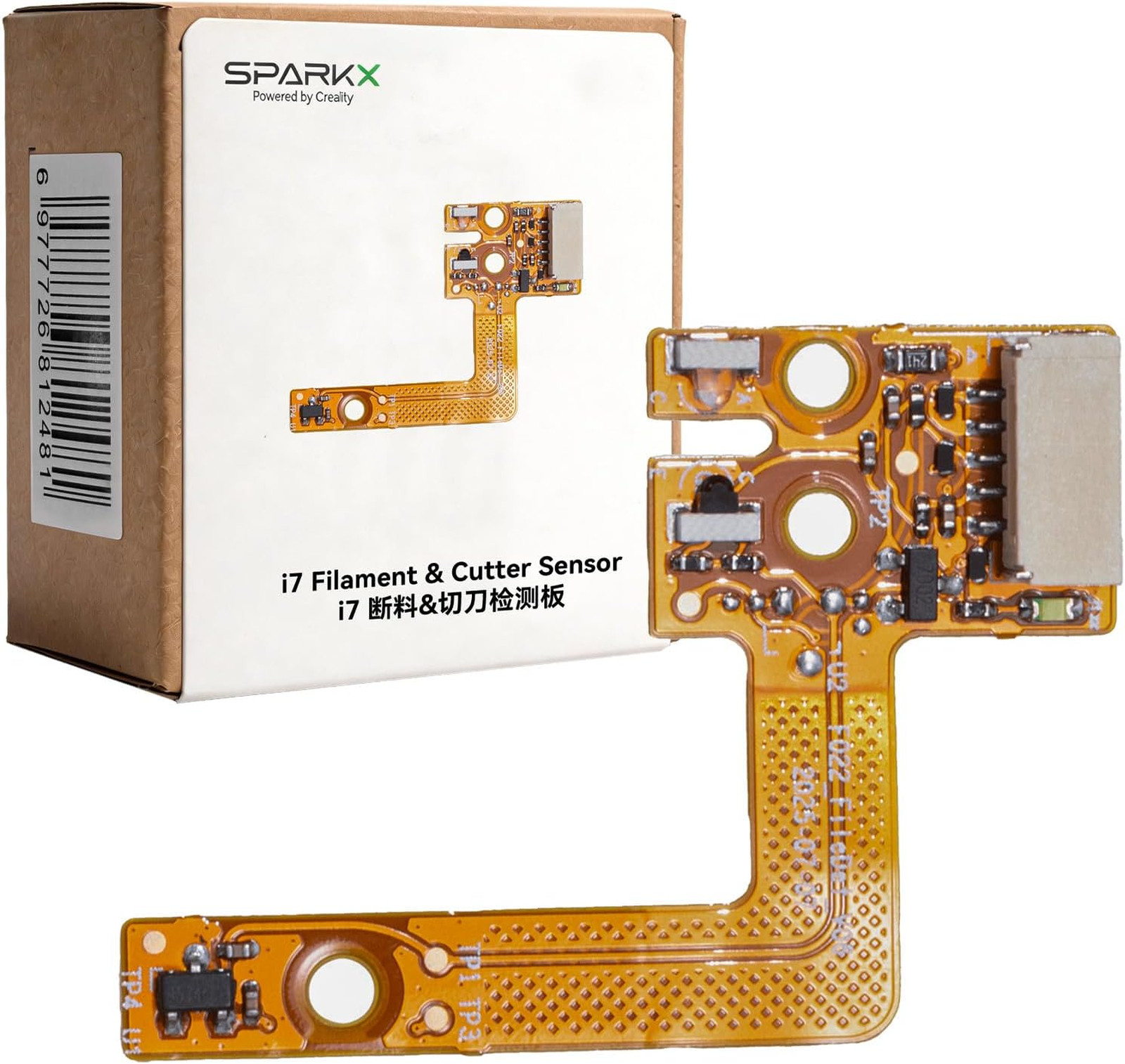 Filament Cutter Sensor for SparkX i7 3D Printer V07 Dual Detection High-Speed