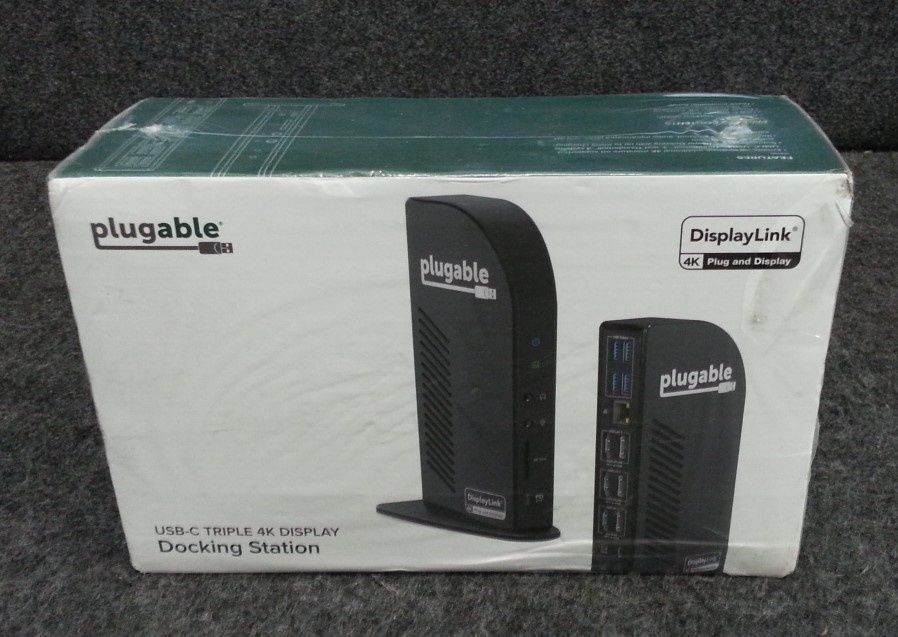 PLUGABLE UD-ULTC4K USB Type-C Triple 4K Display Docking Station