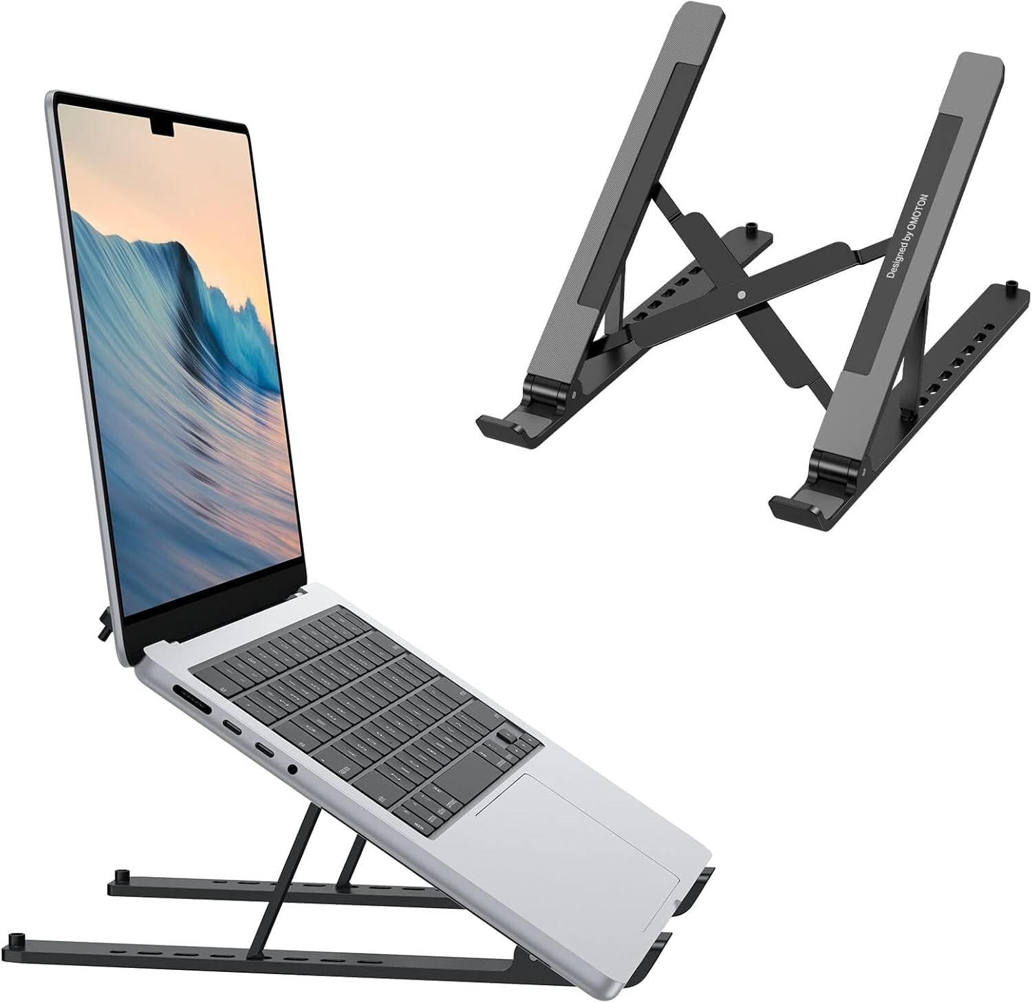 Soporte ajustable para computadora portátil para escritorio de mesa