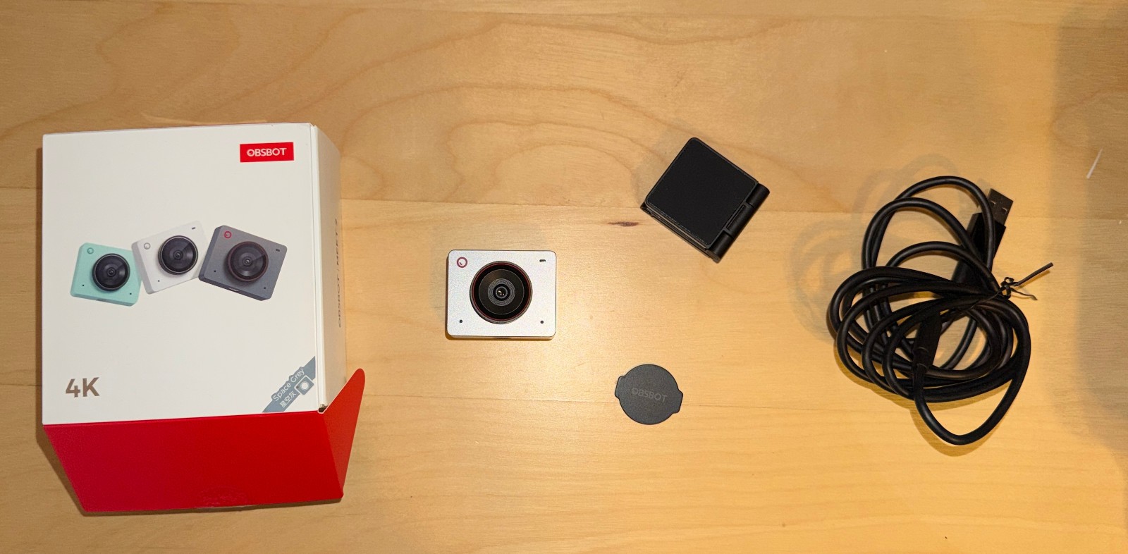 OBSBOT Meet 2-4K Webcam for PC with 1/2" Sensor, AI Framing & Autofocus