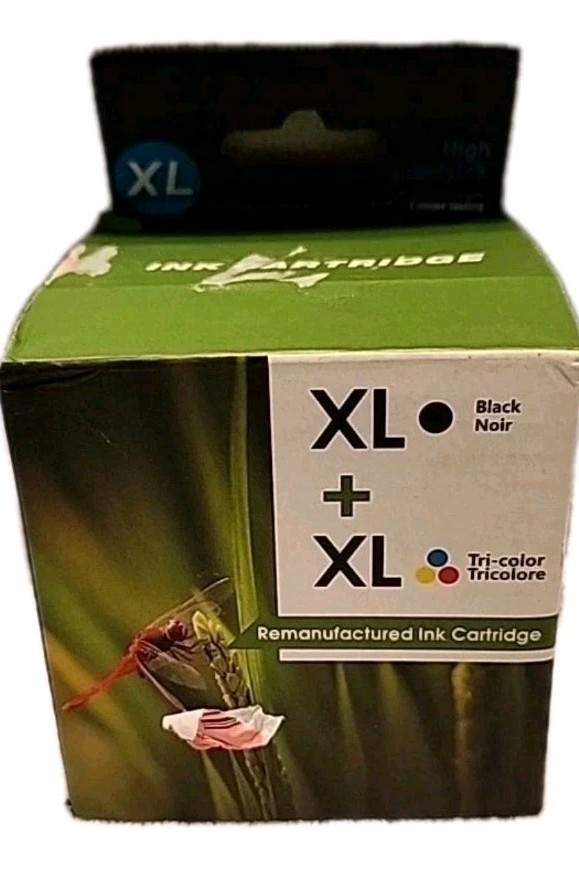 63 XL Ink Cartridges. 1 Black, 1 Tri-Color