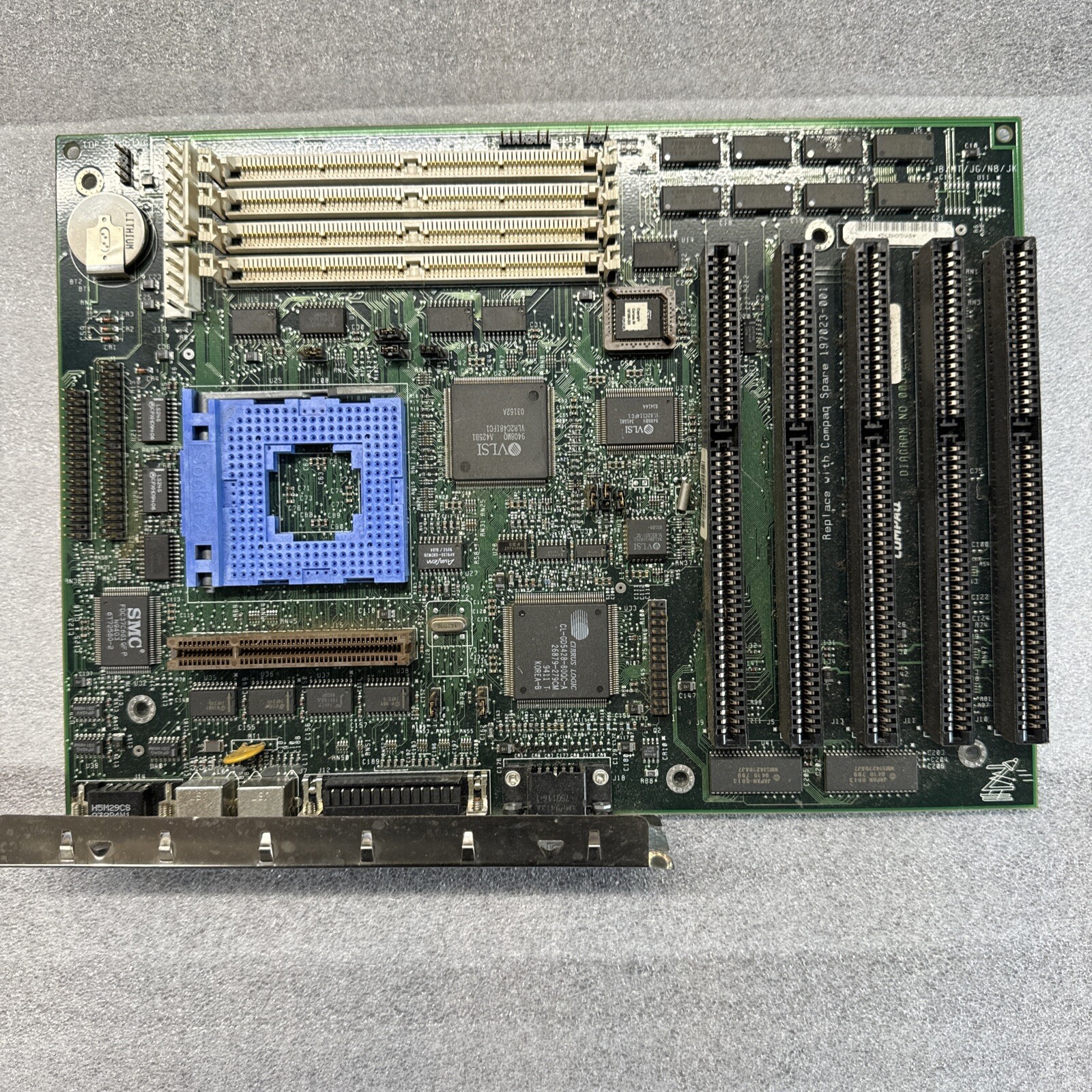 Vintage Intel Socket 2 VLSI Chipset Main System Motherboard Compaq