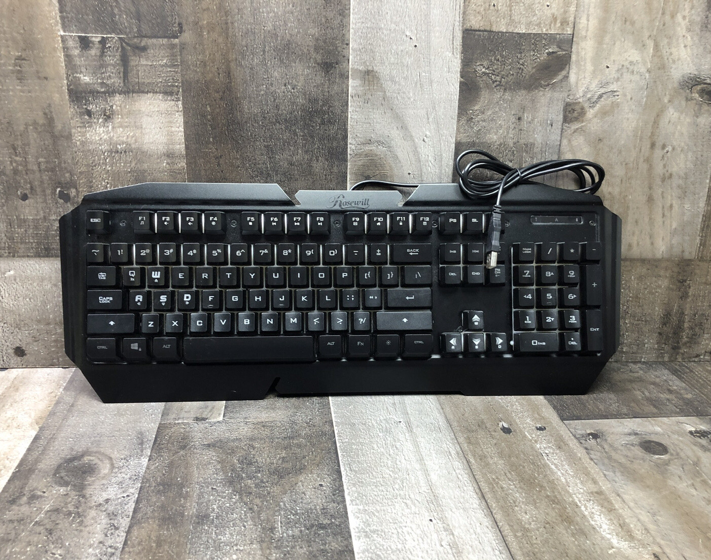 Rosewill Fusion C31 LED RGB Gaming Keyboard USB - TESTED NICE Glowing Keyboard