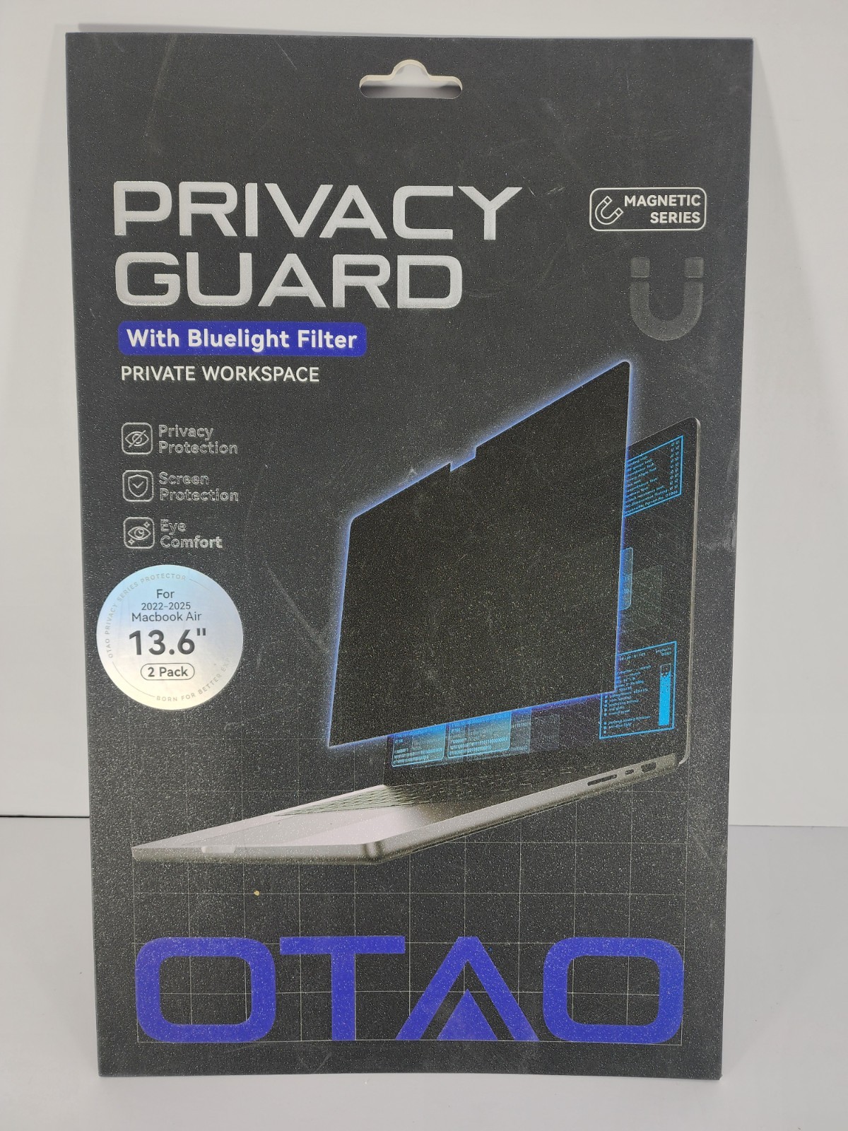 2 Pk Privacy Guard Screen Protector MacBook Pro 14.2" 2021-2025 Magnetic Series