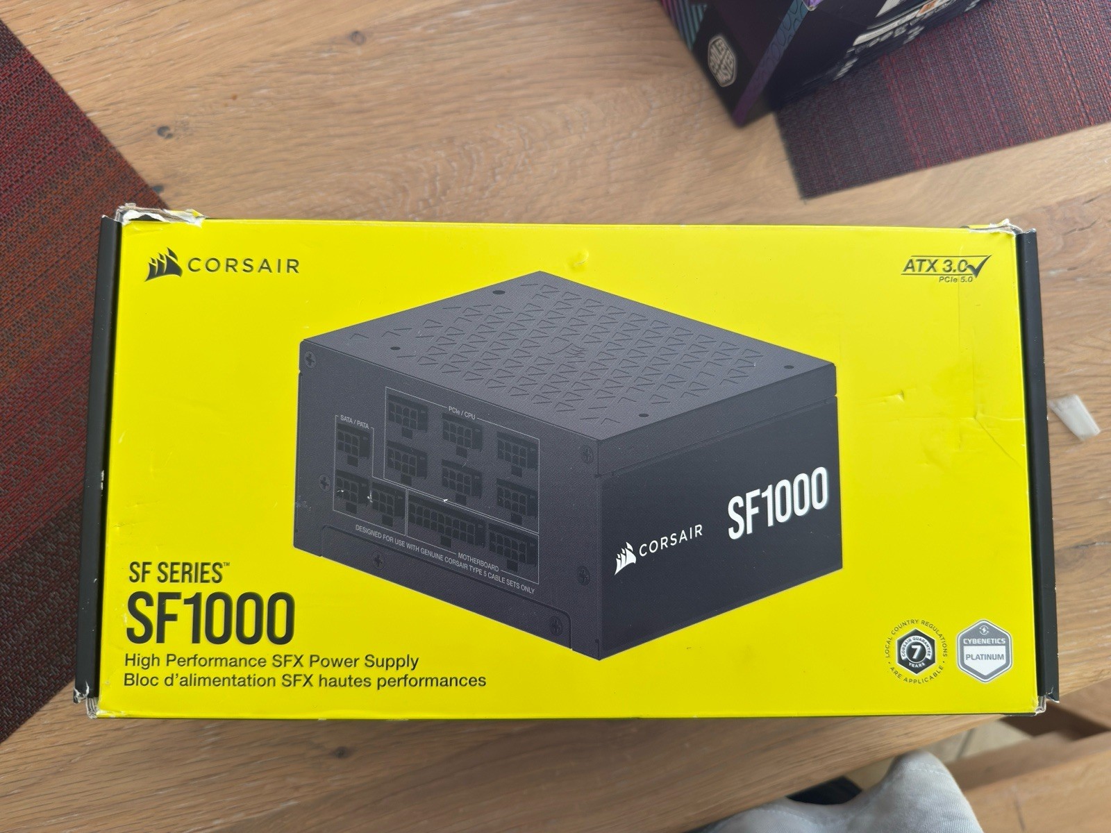 Corsair SF1000 SF Series SFX 1000W Modular ATX 3.1 PSU Black