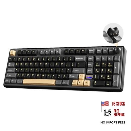 B98 PRO 96% Wireless Mechanical Keyboard (Candy Candy Linear Switch Black