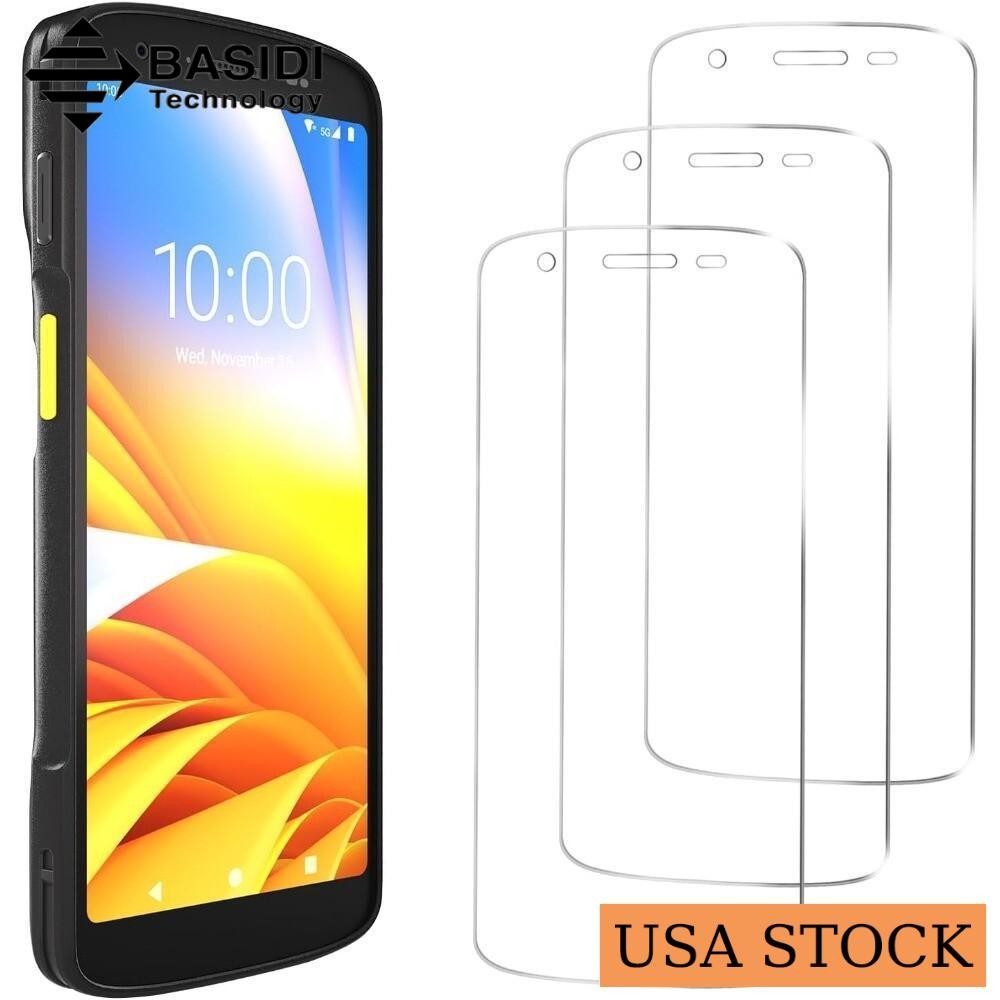 USA 3X Tempered Glass Screen Protector for Zebra TC22 TC27 Barcode Scanner STOCK