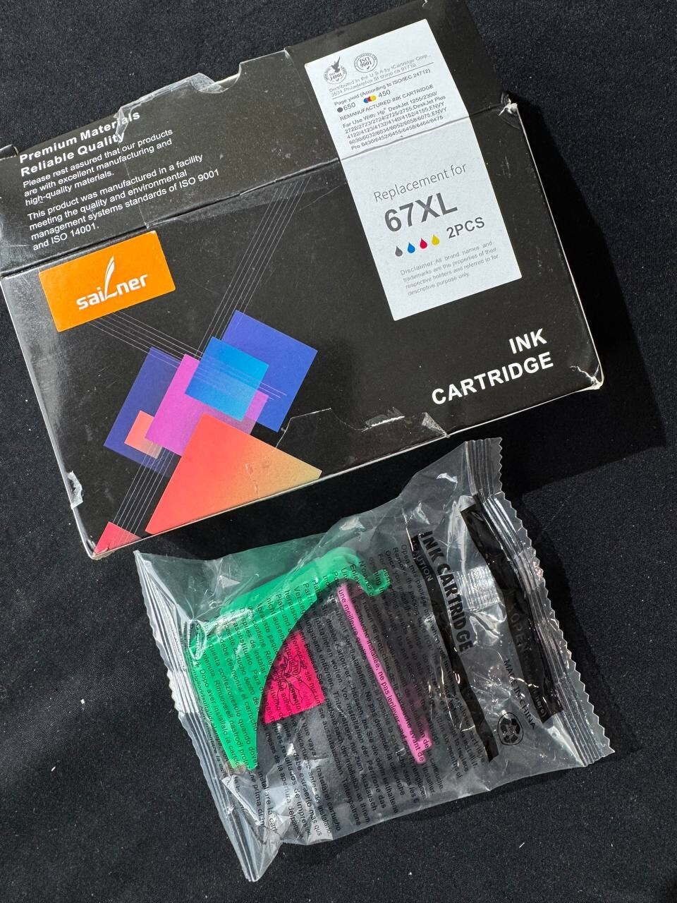 🌟 Sailner 67XL Color Ink Cartridge - High-Quality Replacement 🌟