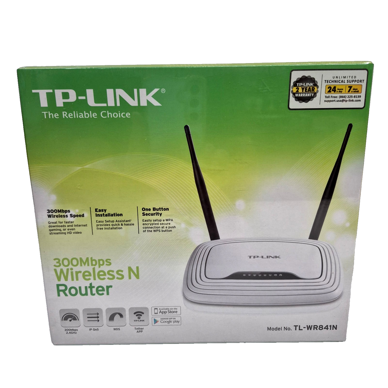 TP-Link TL-WR841N 300mbps Wireless N Router New Sealed