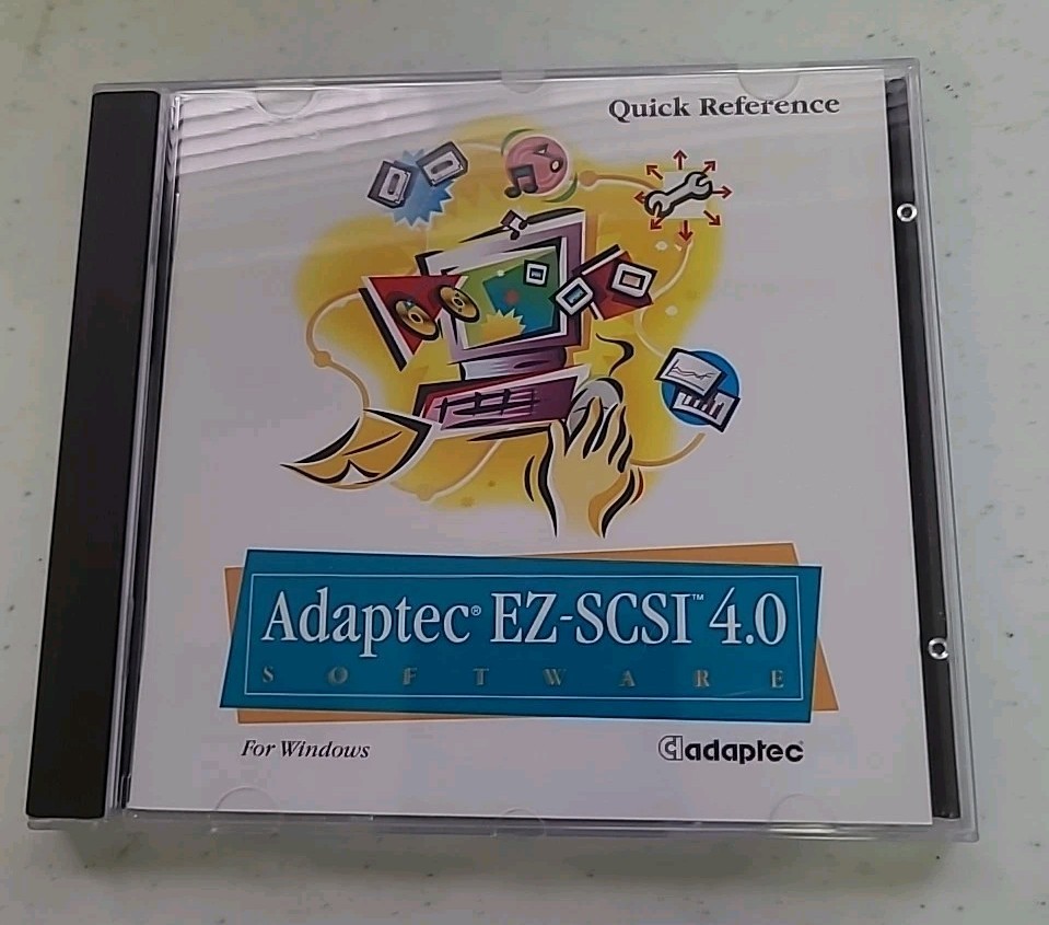 Adaptec EZ-SCSI 4.0 Software Windows CD-ROM & Quick Reference 1995