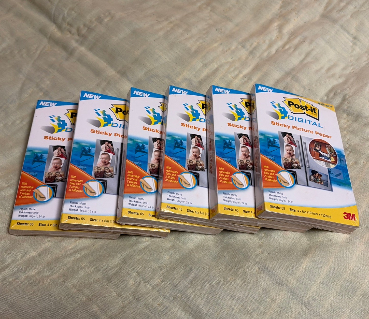 Post-It 4” X 6” Digital Sticky Picture Paper for Inkjet Printer 