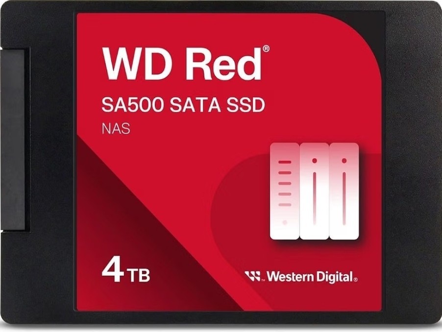 WD Red SA500 2.5" NAS SSD SATA 6Gbp/s Solid State Drive, 4TB - WDS400T2R0A