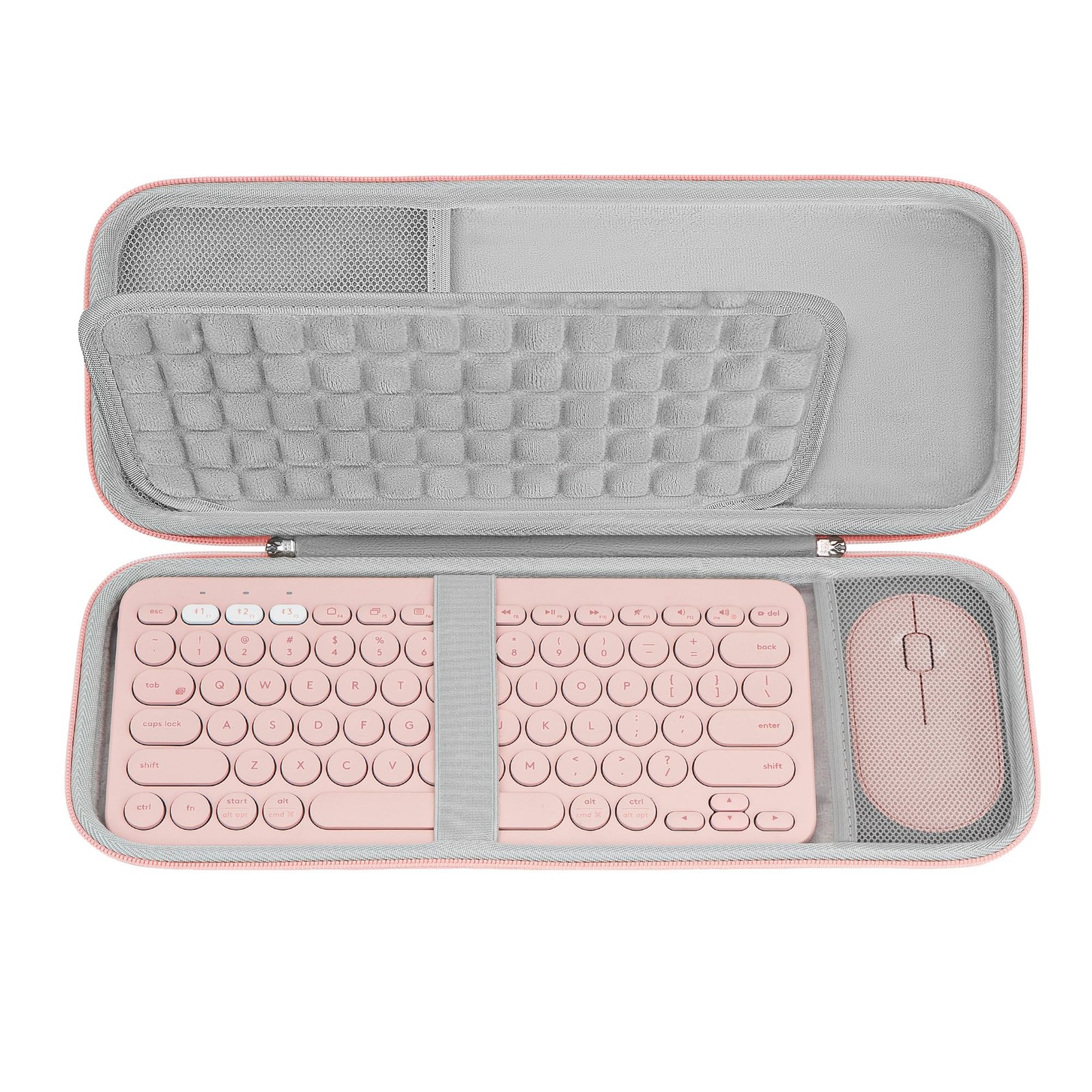 GEEKRIA Hard Shell Travel Carrying Case, Compatible with Logitech K380/k380s ...
