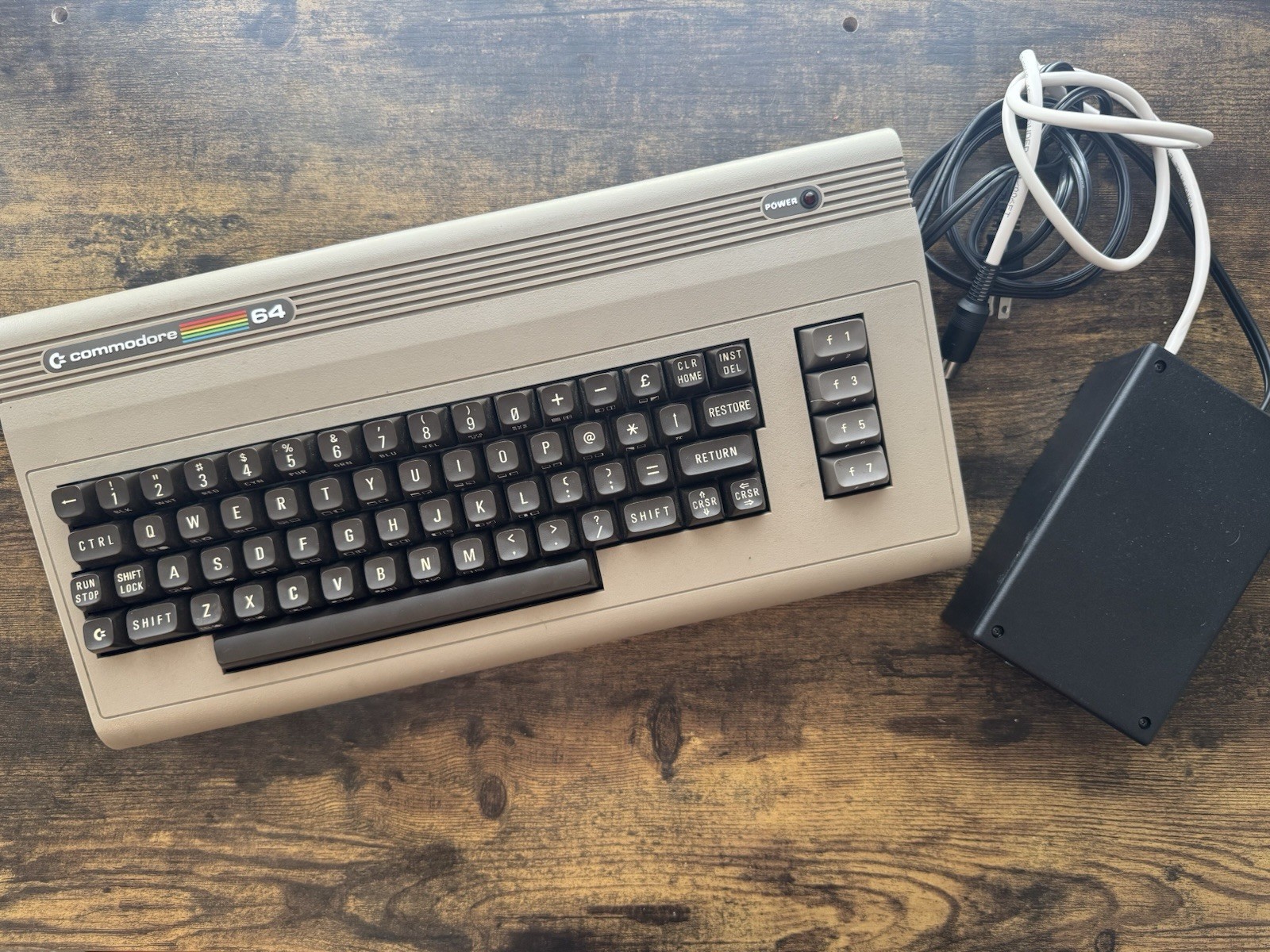 Commodore 64 “Breadbox” PARTS ONLY W/ Ray Carlsen PSU (See pics & description)