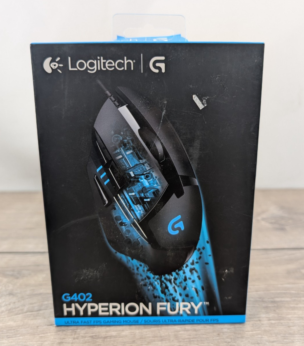 Logitech G402 Hyperion Fury Gaming Mouse, 8 Buttons, Fusion Engine, Backlight