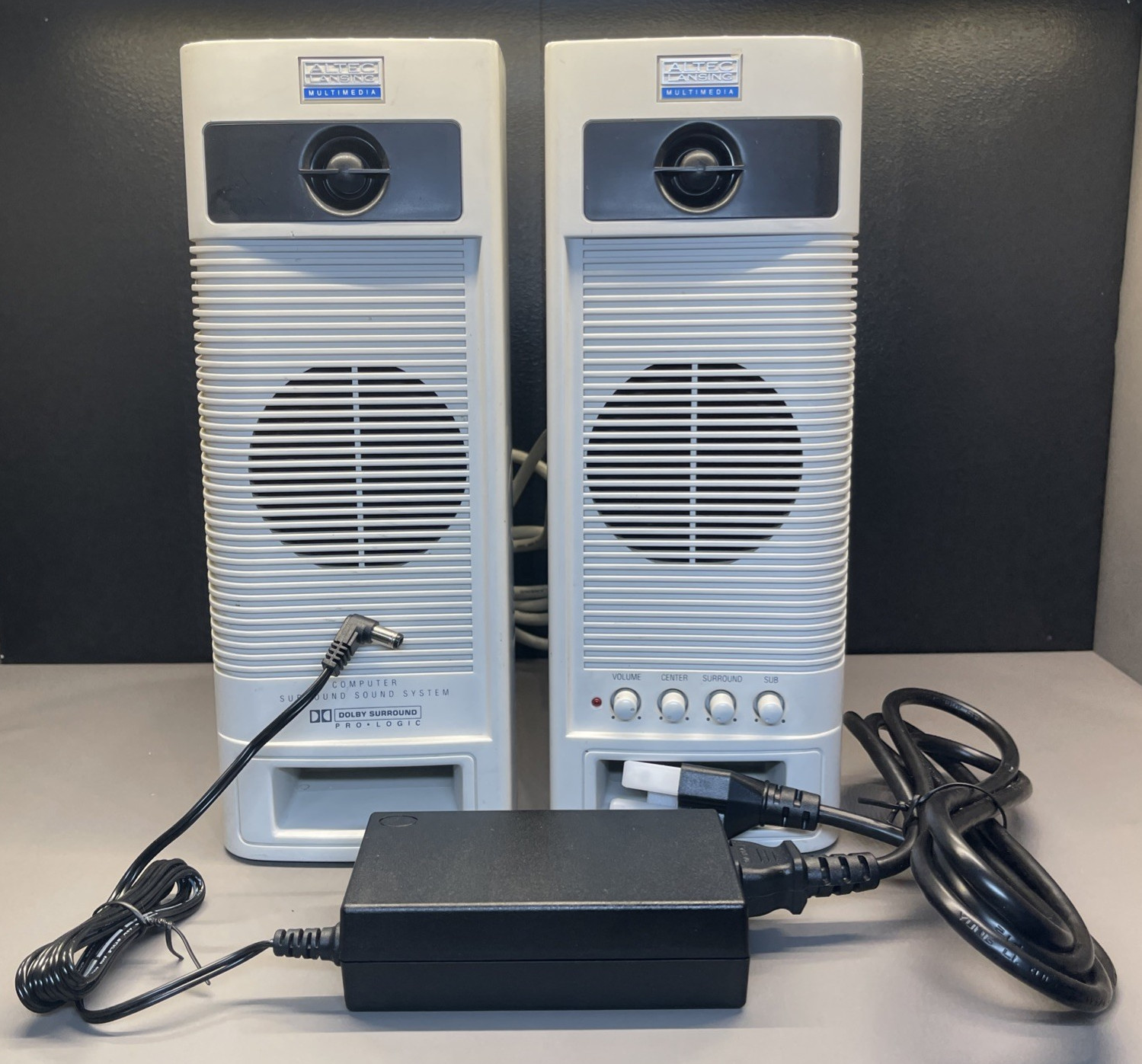 🔥 TESTED Altec Lansing ACS400 2.0 Wired Computer Speakers Dolby Surround 3.5mm