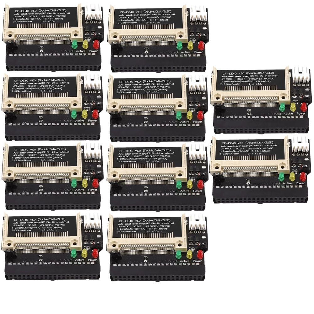 10/20x Compact Flash CF to 3.5 Female 40-Pin IDE Bootable Adapter Converter Card