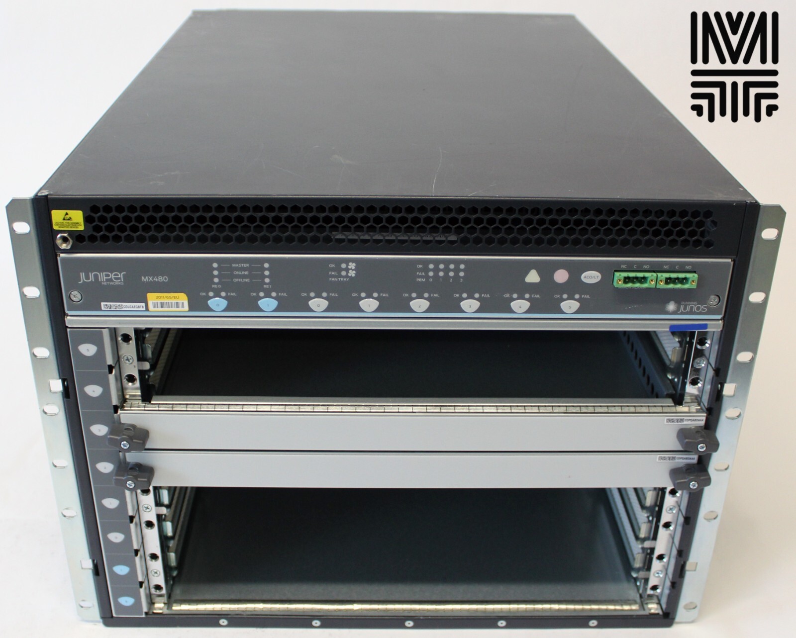 Juniper MX480 Router CHAS-BP3-MX480 w/ Enhanced Midplane, 4x PWR-MX480-2520-AC