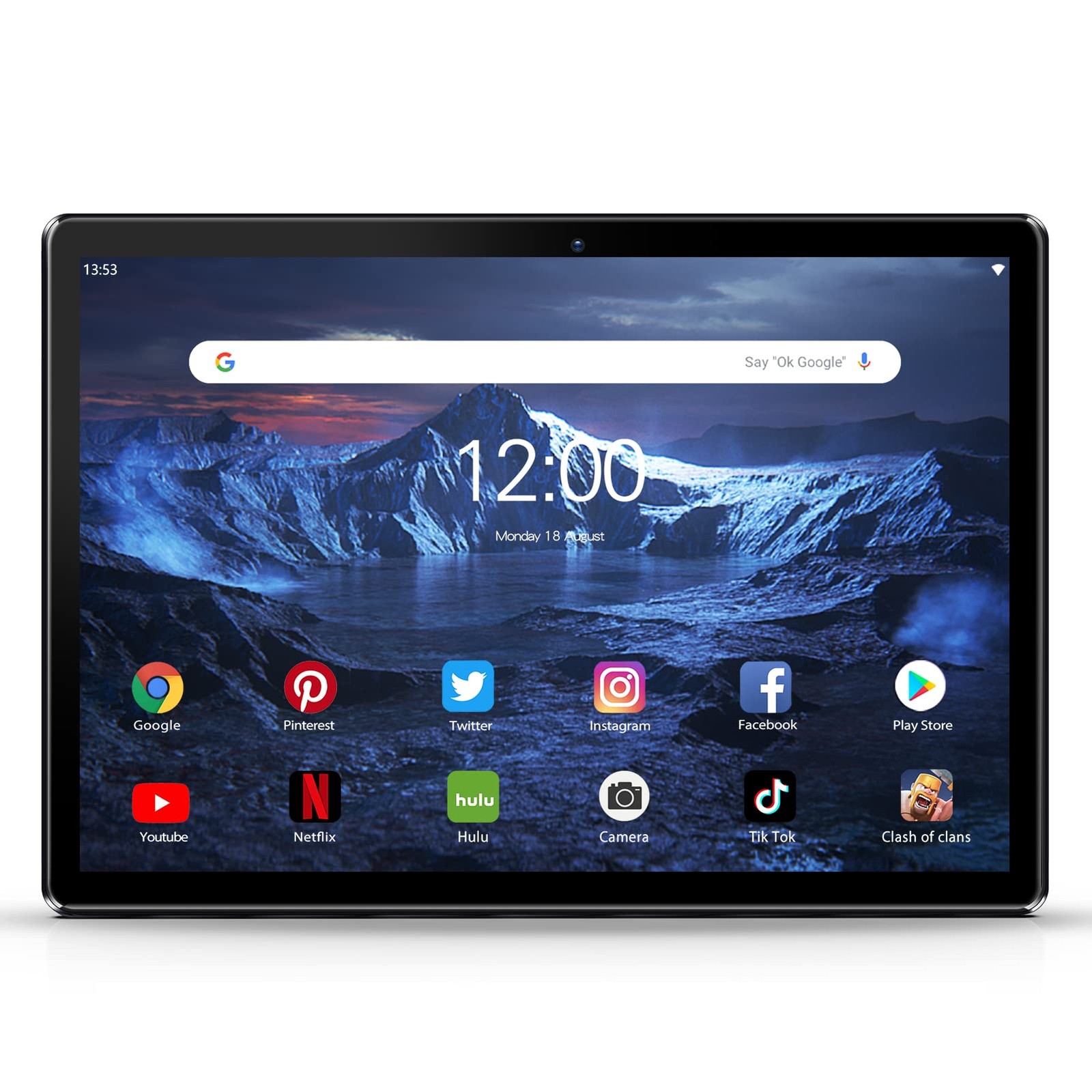 PRITOM 10'' Tablet Android 10 Phone Tablet with SIM Slot, 64GB Quad Core, IPS To