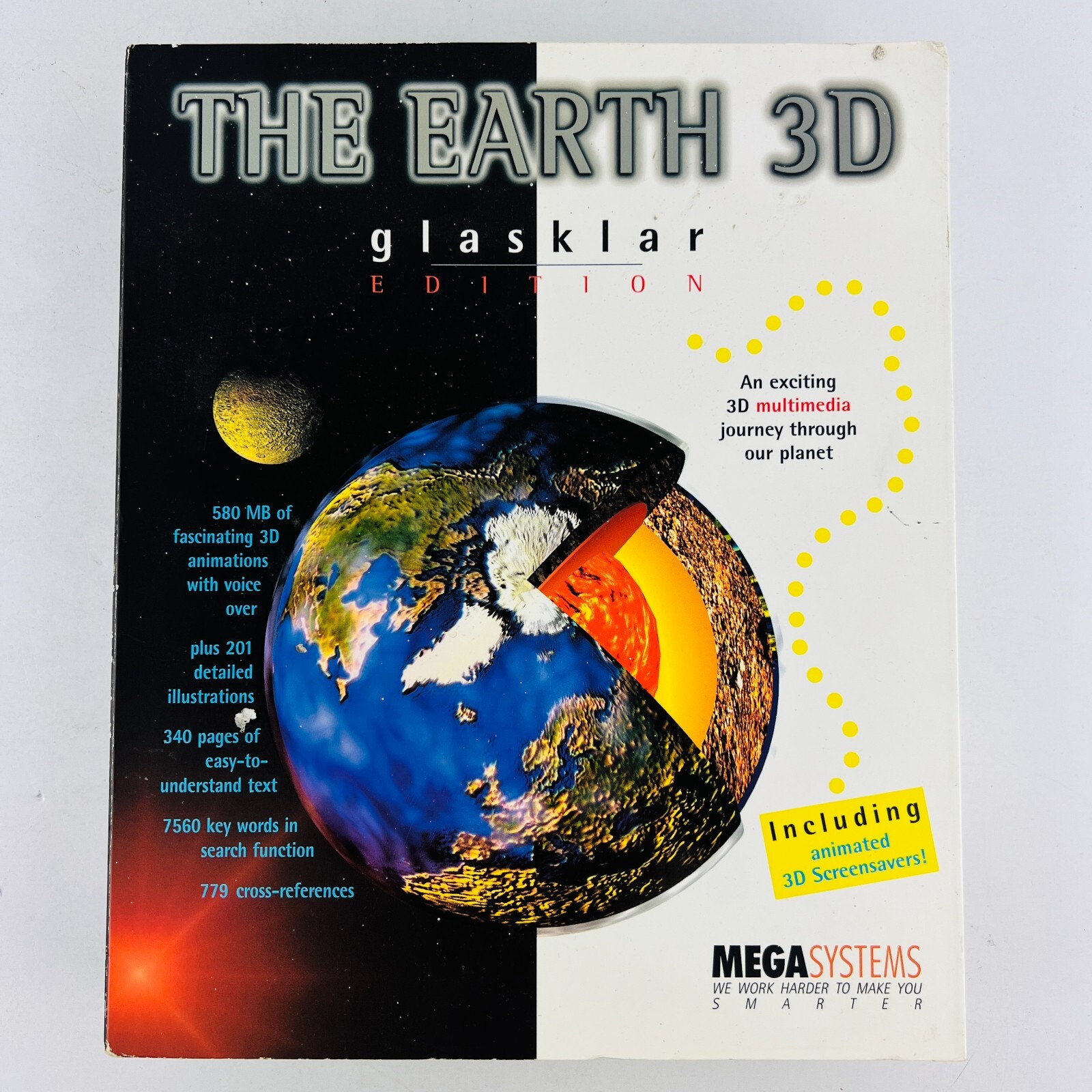 The Earth 3D CD Glasklar Edition for PC Software Game