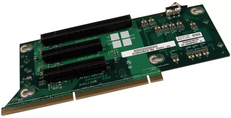 INTEL 2U PCIe RISER E26874-202 BOARD T2191601 A02