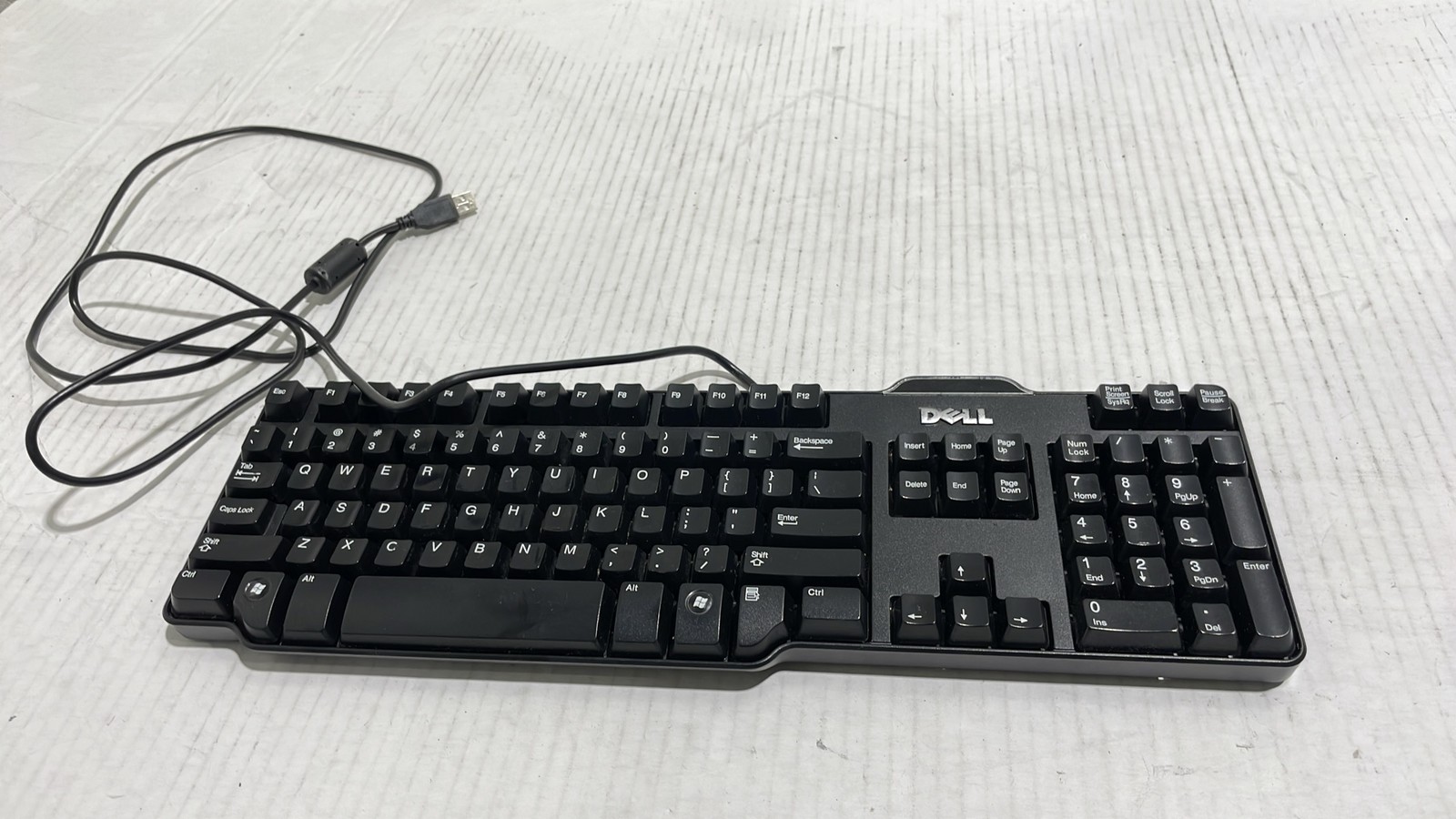 Dell L100 SK-8115 Work Office Desktop Wired USB QuietKey Computer Keyboard Black
