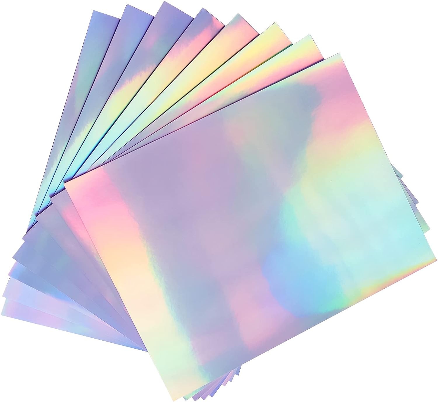 20 Sheets Holographic Sticker Paper for Inkjet & Laser Printer- 8.5x11 inch
