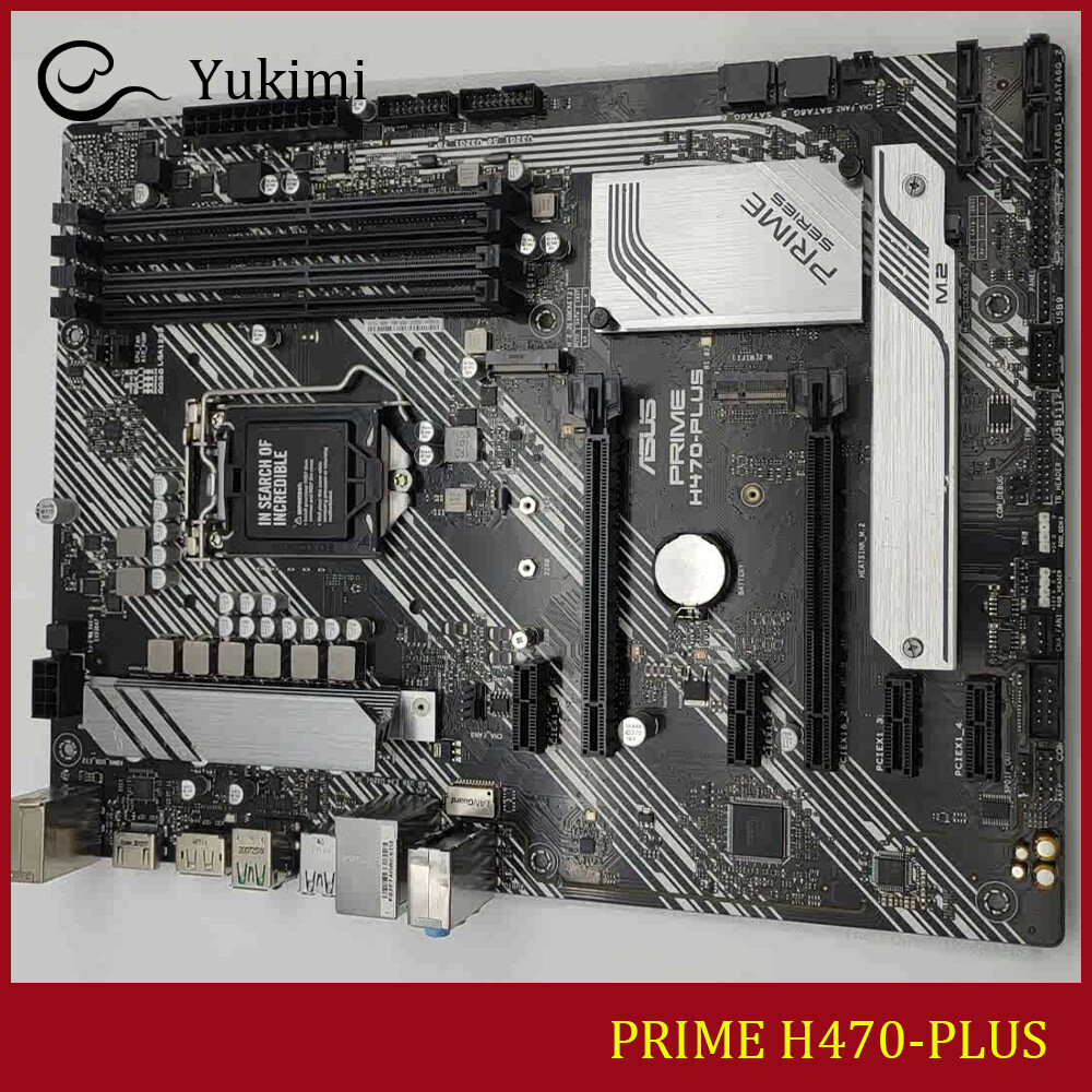 FOR ASUS PRIME H470-PLUS Socket 1200 HDMI 128GB DDR4 Motherboard Test OK